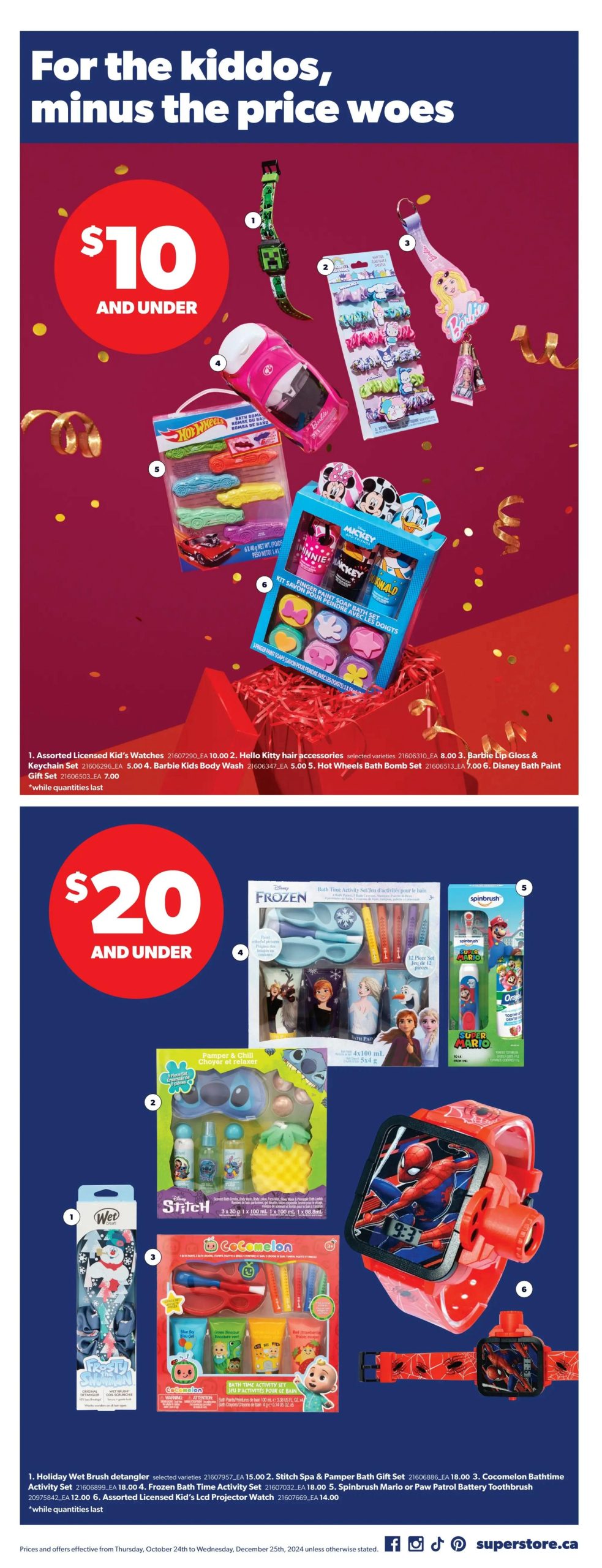 Real Canadian Superstore Christmas Flyer 2024