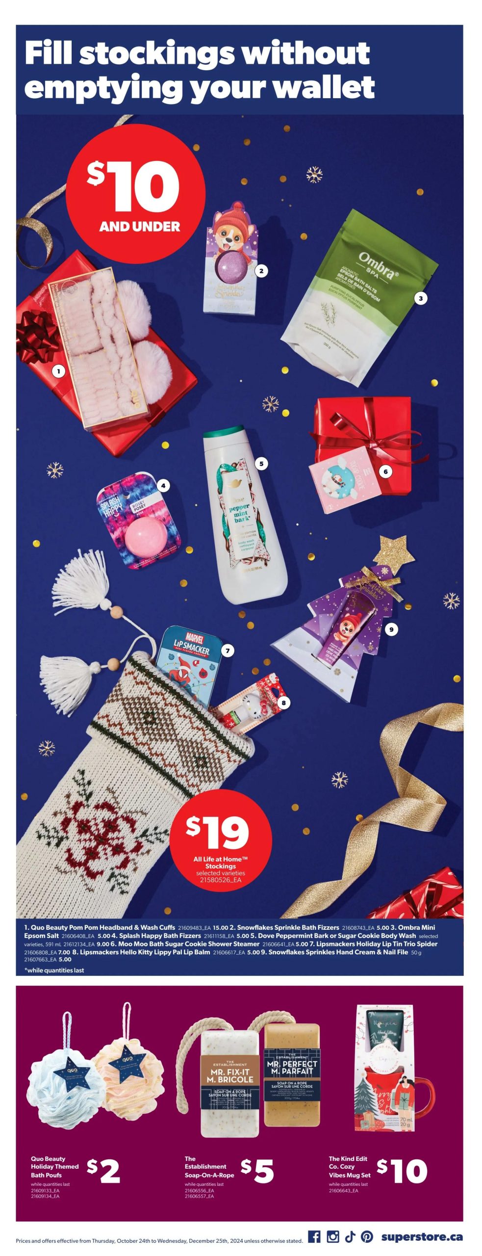 Real Canadian Superstore Christmas Flyer 2024