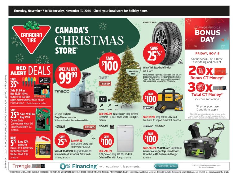 Canadian Tire Black Friday Flyer 2024