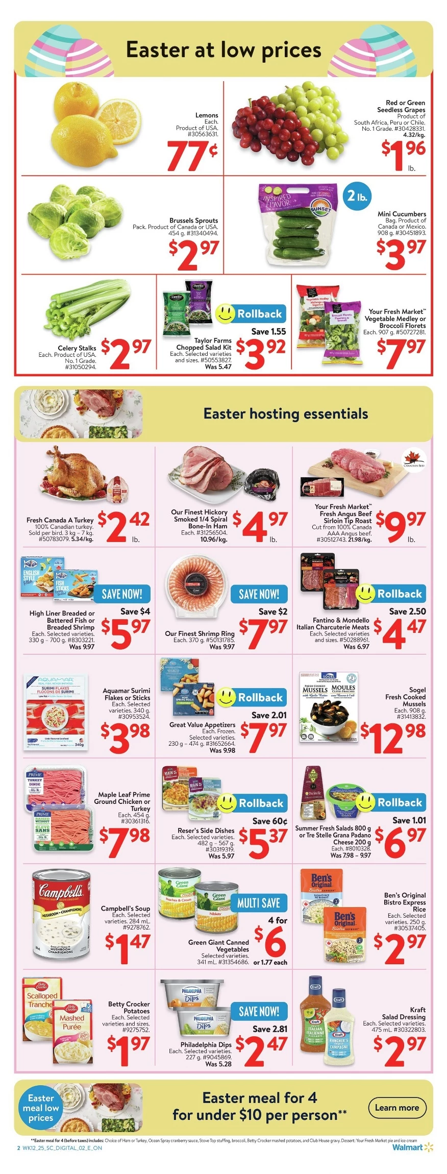 Walmart Flyer April 17 to April 23, 2025 4 – walmart Walmart Flyer April 17 to April 23, 2025 4 – walmart flyer april 17 23 easter week 4