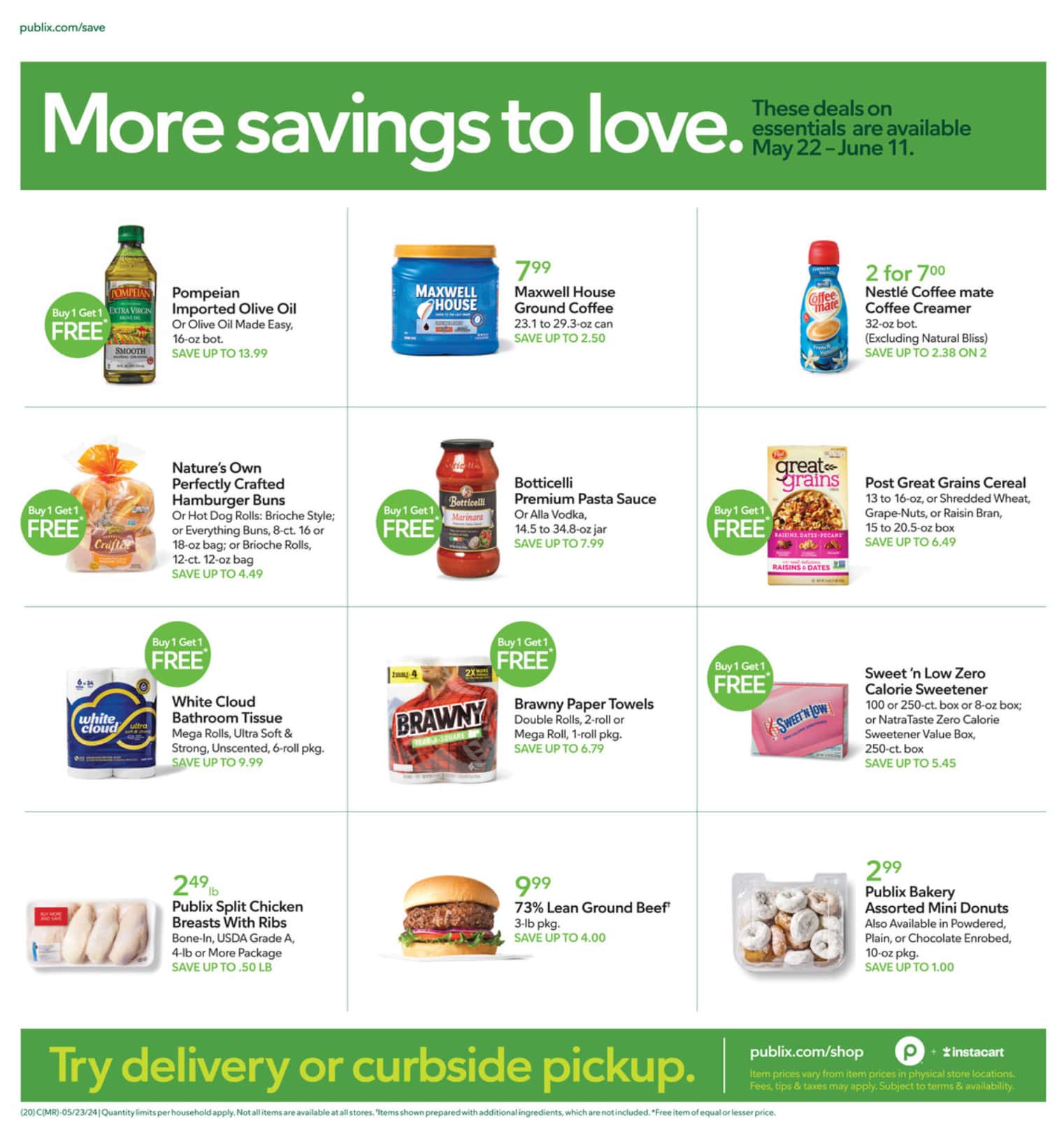 Publix Ad May 22 to May 28 2024