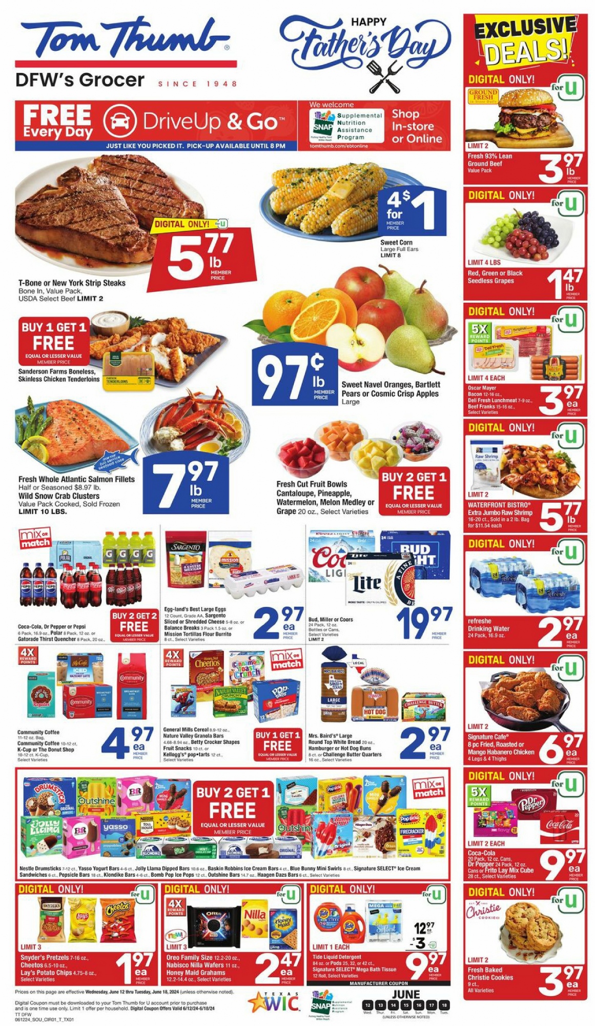 Tom Thumb Ad July 5 to July 9, 2024 ad preview