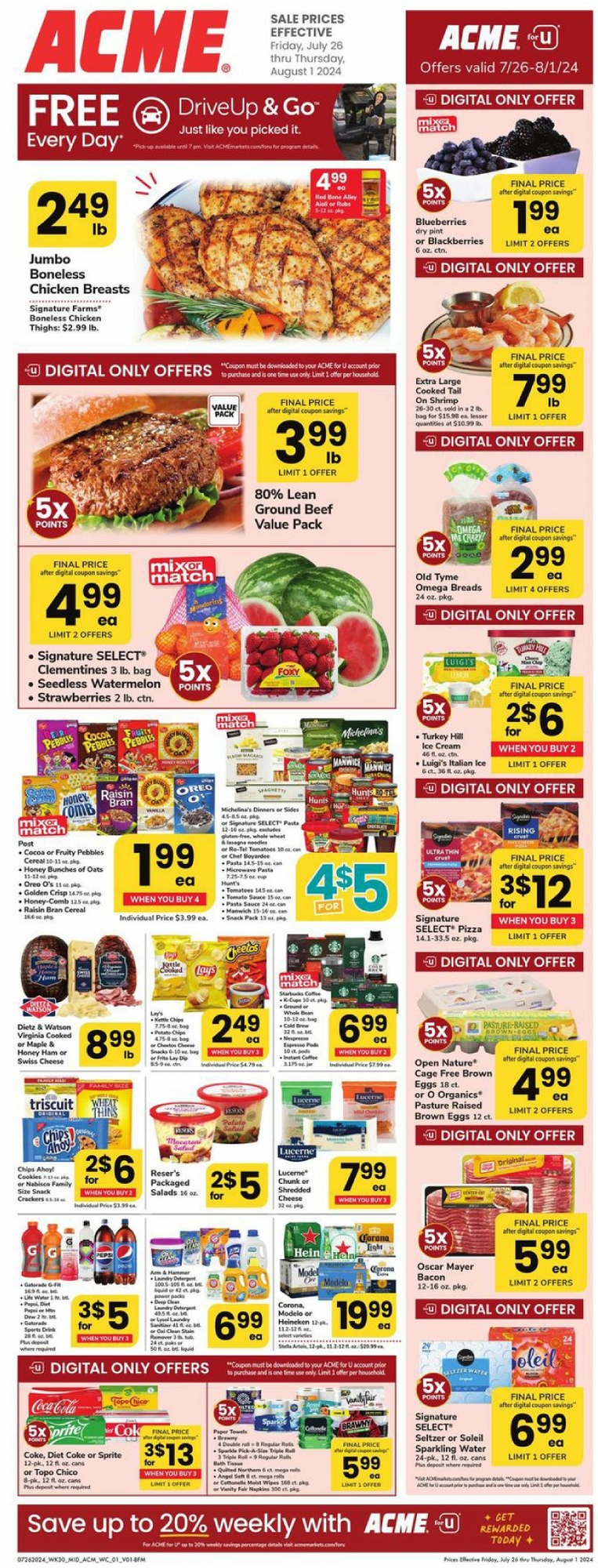 Acme Ad July 26 to August 1, 2024