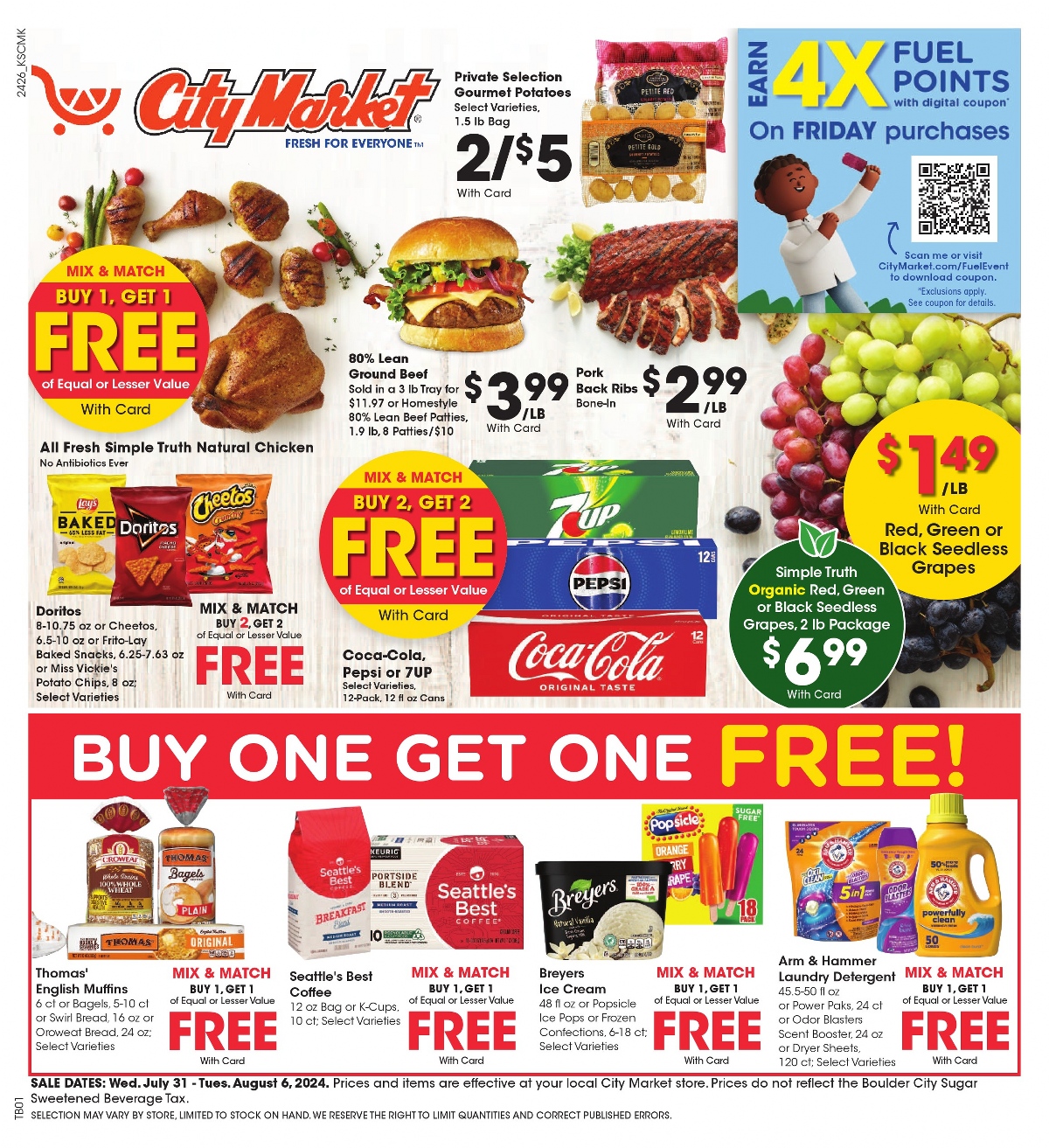 City Market Ad July 31 to August 6, 2024