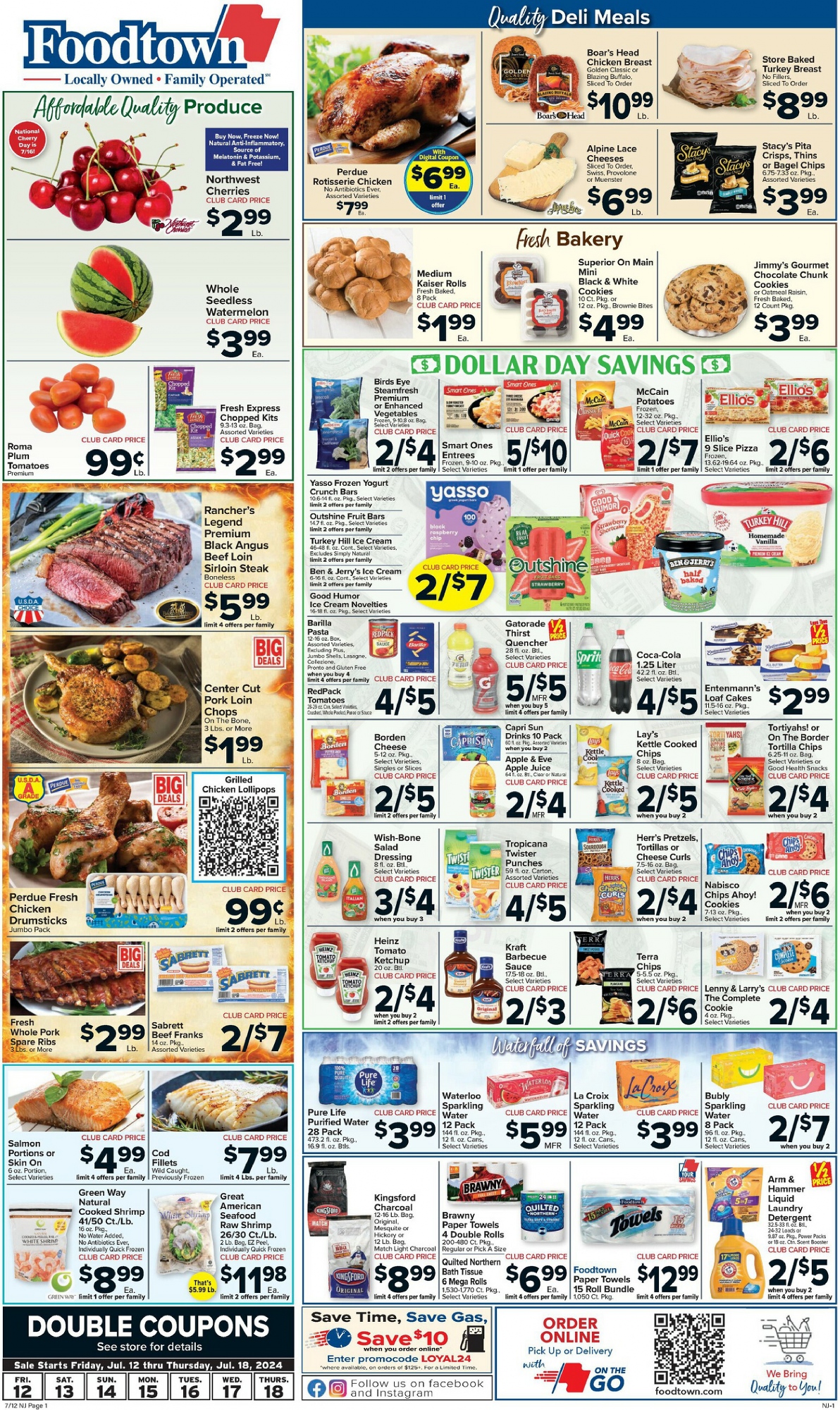 Foodtown Weekly Ad July 12 to July 18, 2024