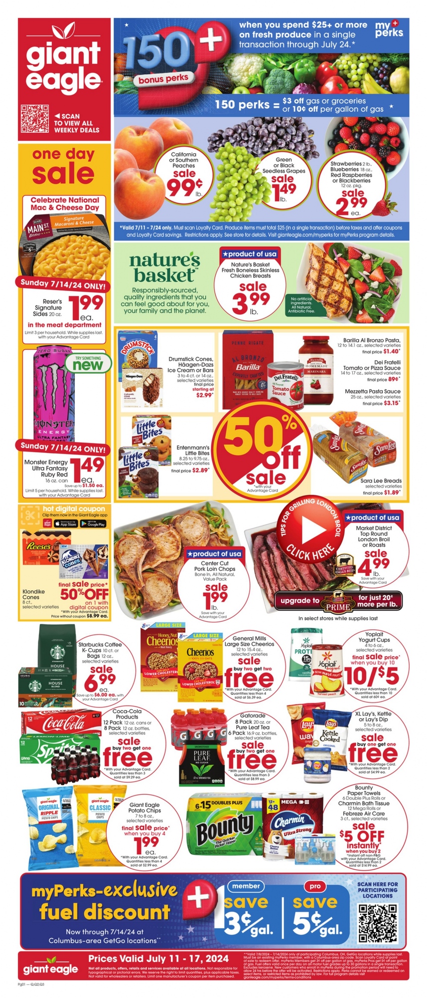 Giant Eagle Weekly Ad July 11 to July 17, 2024