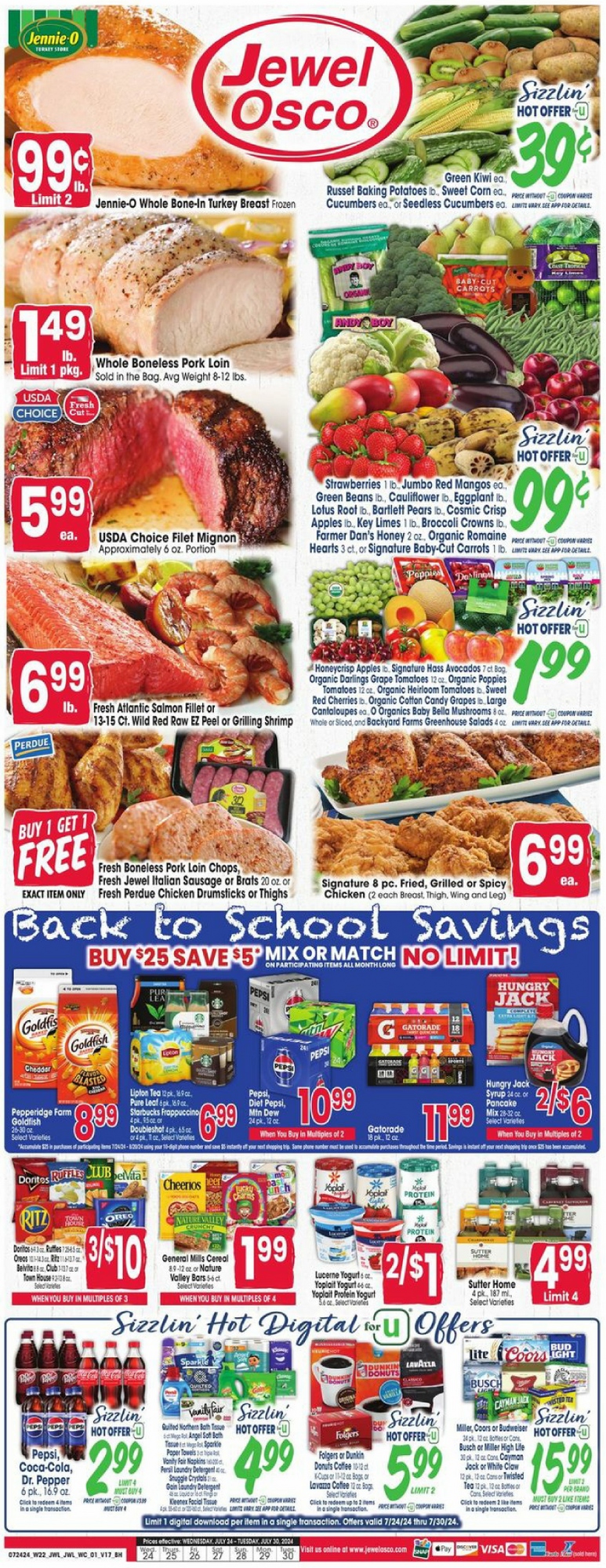 Jewel Osco Weekly Ad July 31 to August 6, 2024 | WeeklyAdHunters