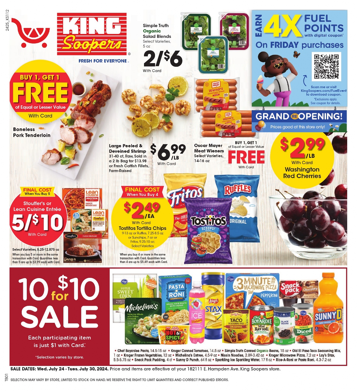 King Soopers Ad August 7 to August 13, 2024 ad preview