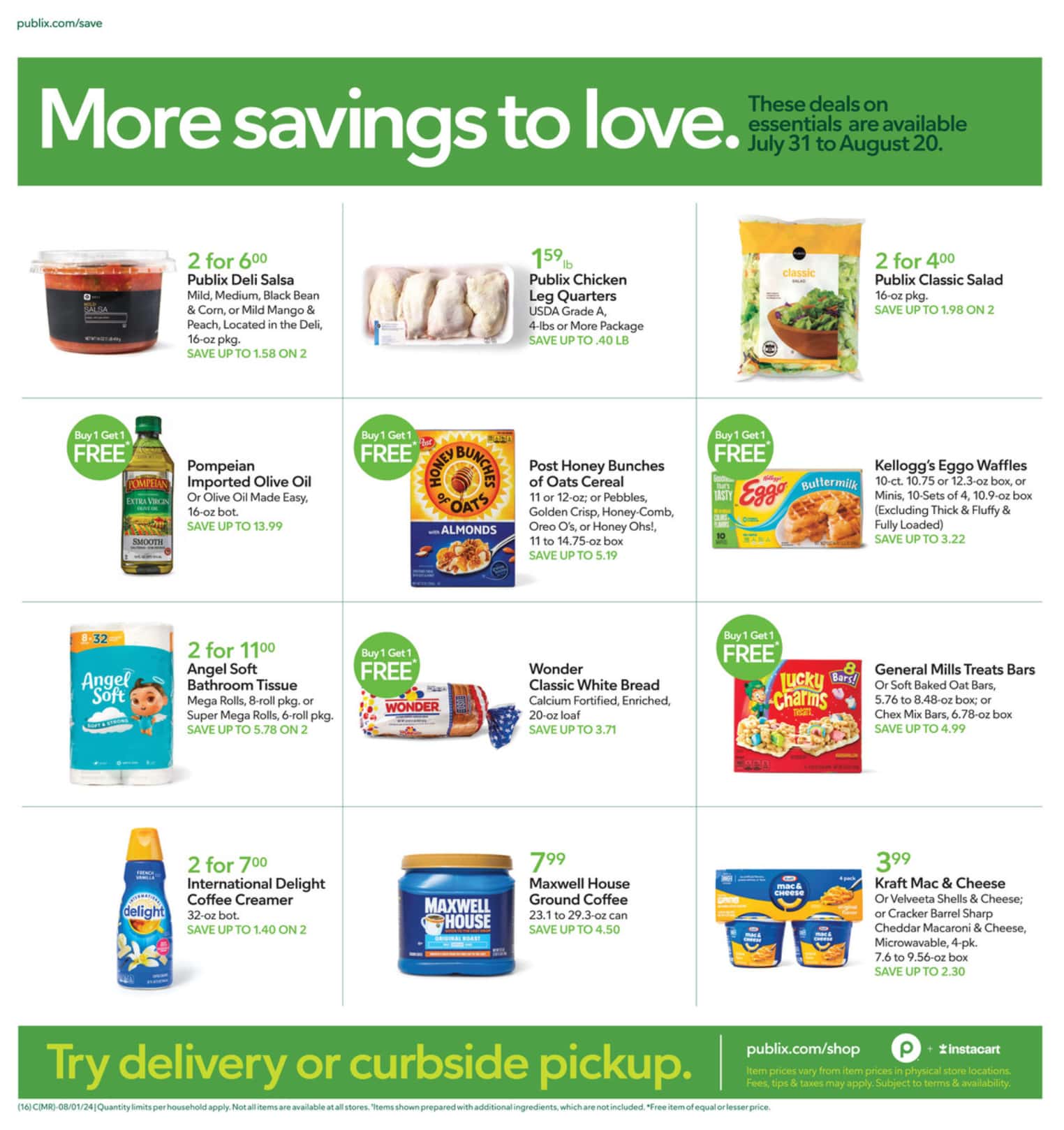 Publix Weekly Ad Deals September 11 to September 17, 2024 ad preview