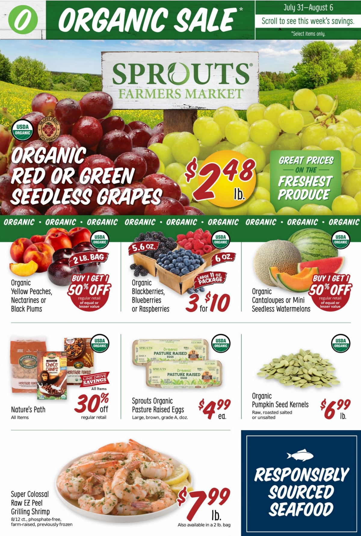 Sprouts Weekly Ad July 31 to August 6, 2024 WeeklyAdHunters