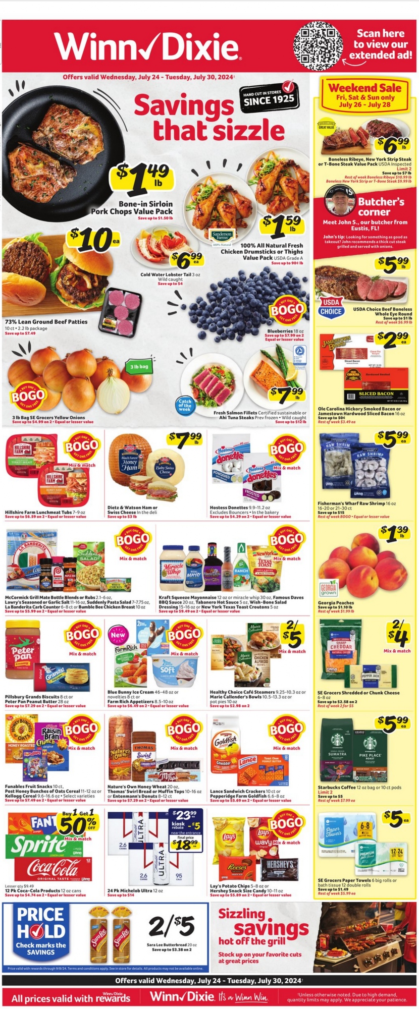 Winn Dixie Ad August 7 to August 13, 2024 ad preview