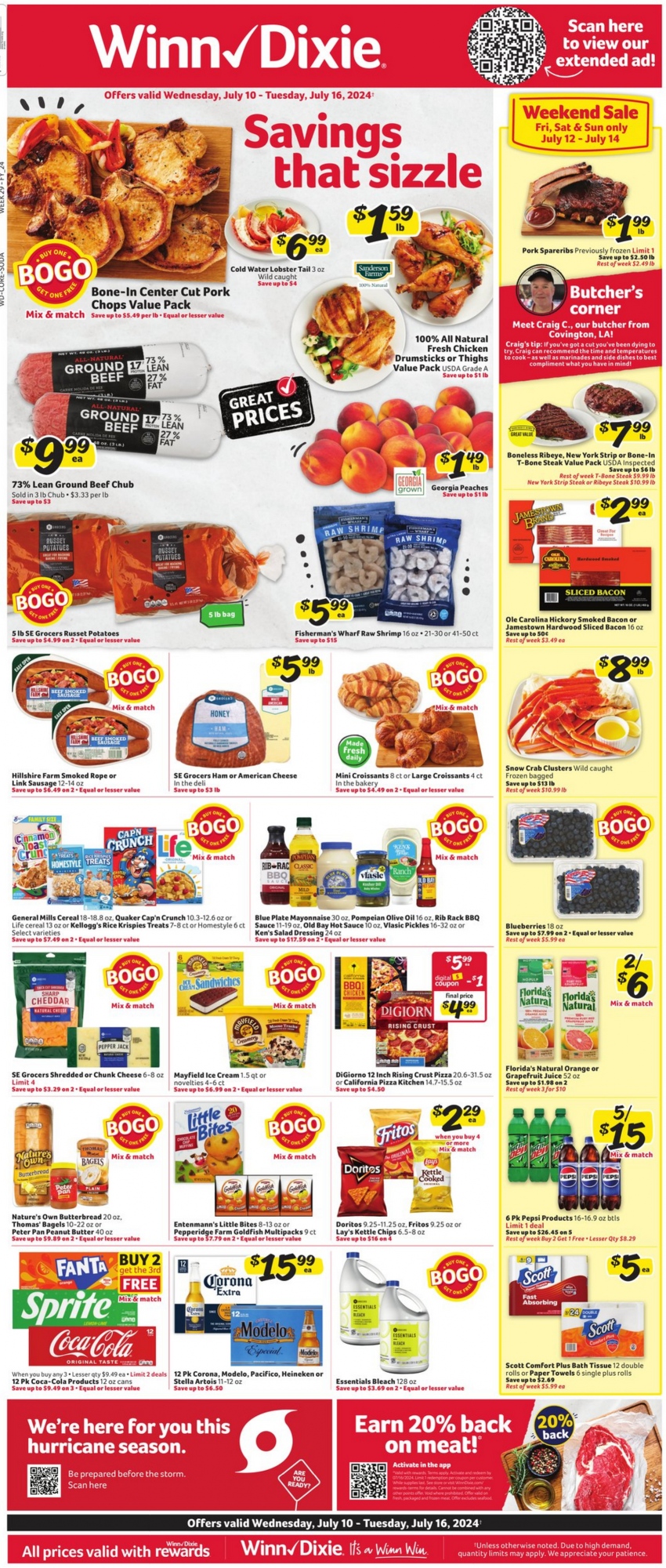 Winn Dixie Weekly Ad July 10 to July 16, 2024 | WeeklyAdHunters