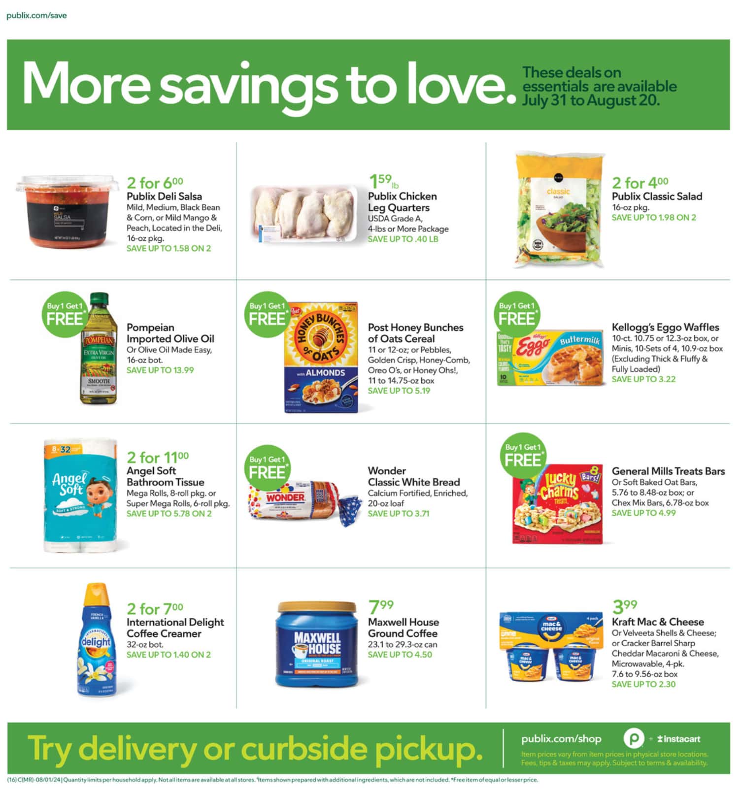 Publix Weekly Ad August 7 to August 13, 2024 | WeeklyAdHunters