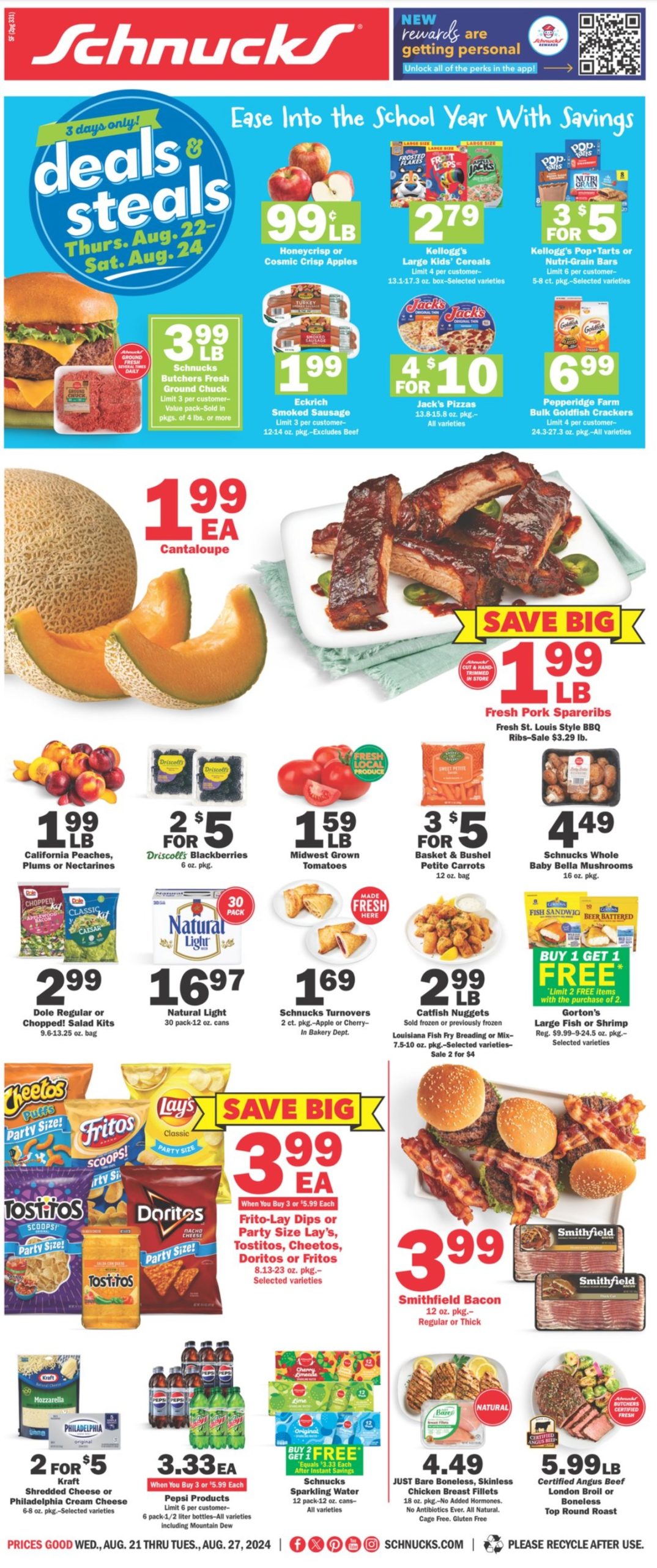 Schnucks Ad August 21 to August 27, 2024