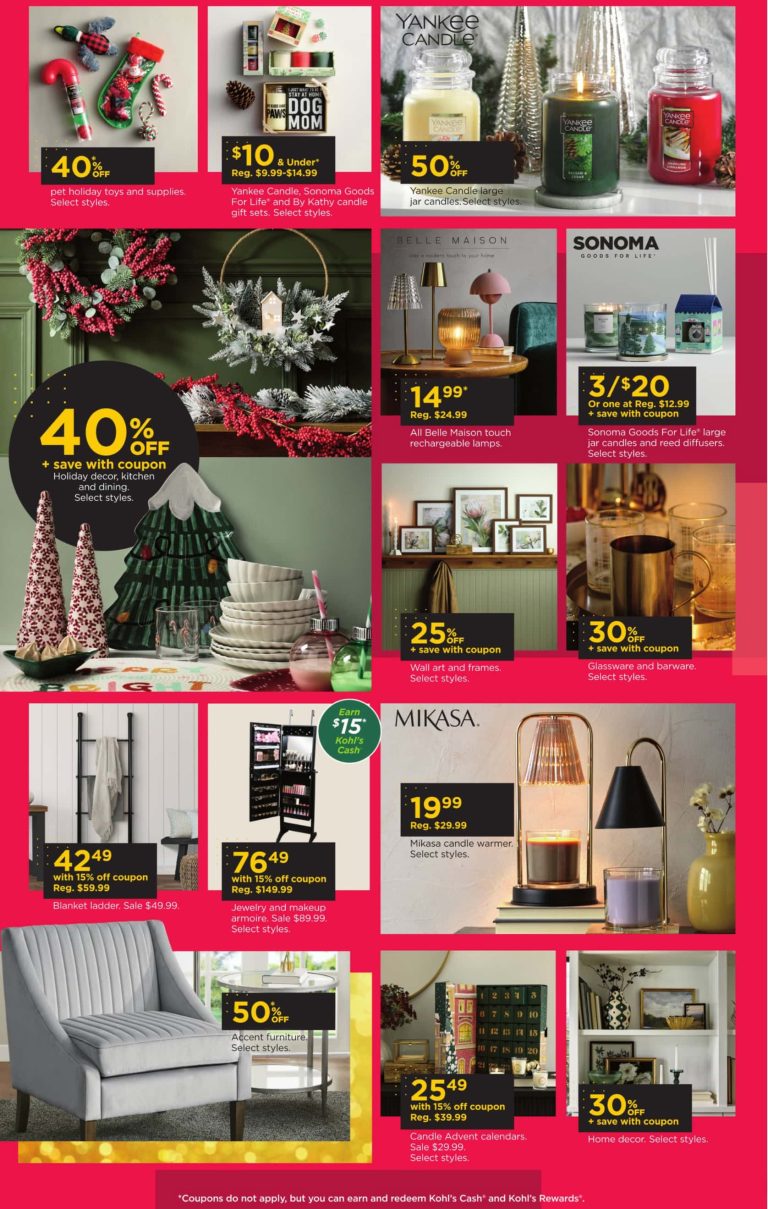 Kohl S Weekly Ad November To November Ad Preview Weeklyadhunters