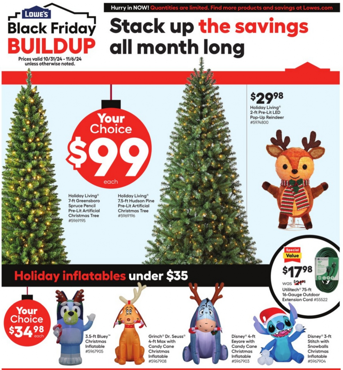 Lowe's Christmas Ad Deals 2024