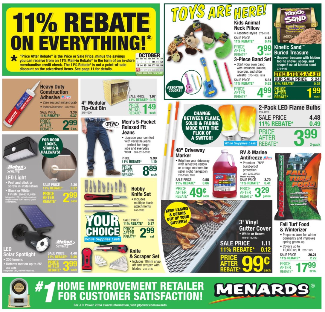 Menards Black Friday Ad Deals 2024