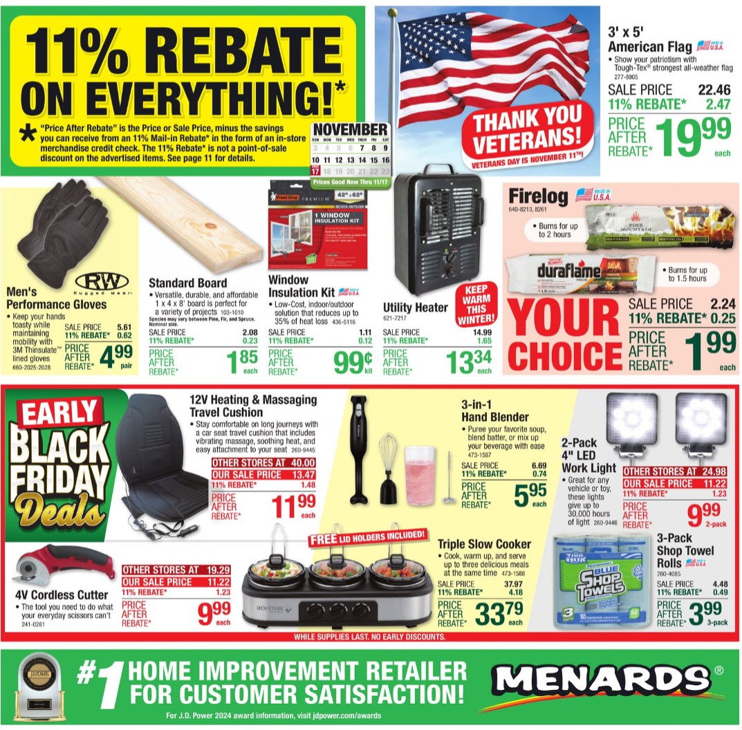 Menards Christmas Ad Deals 2024