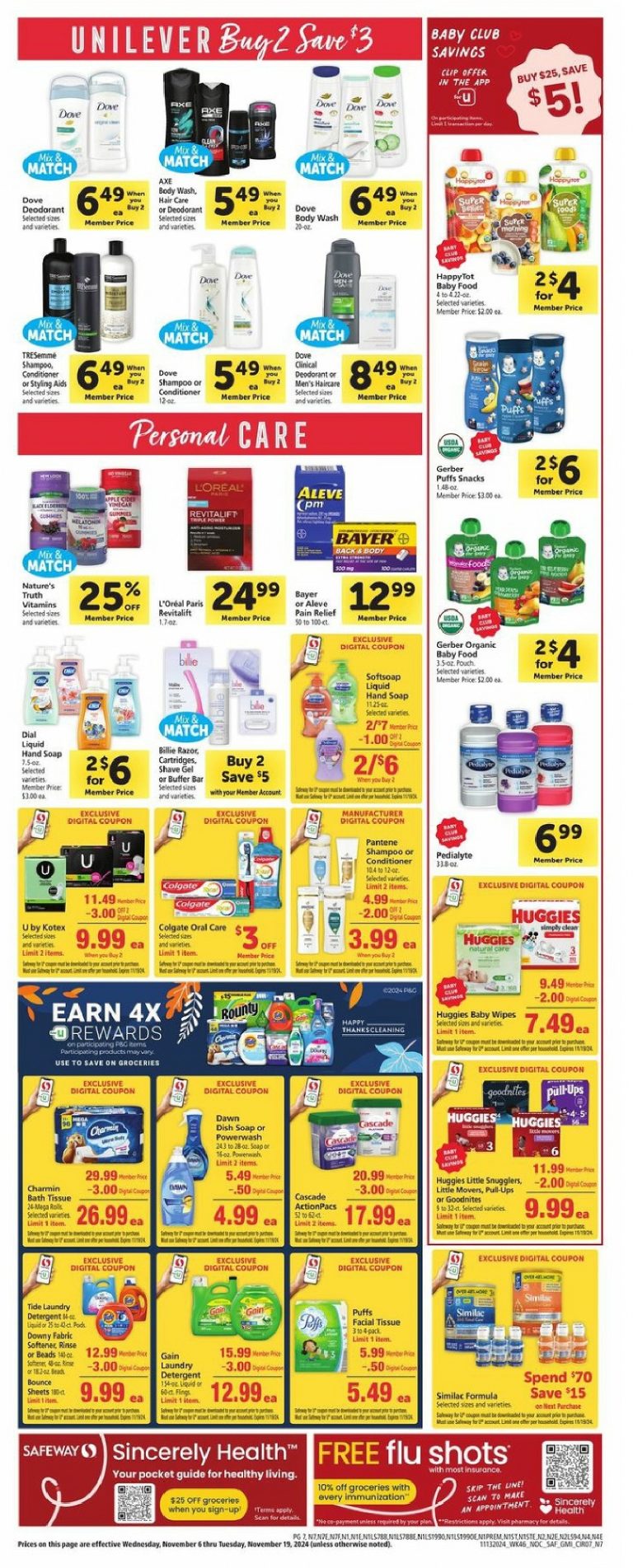 Safeway Christmas Ad Deals 2024