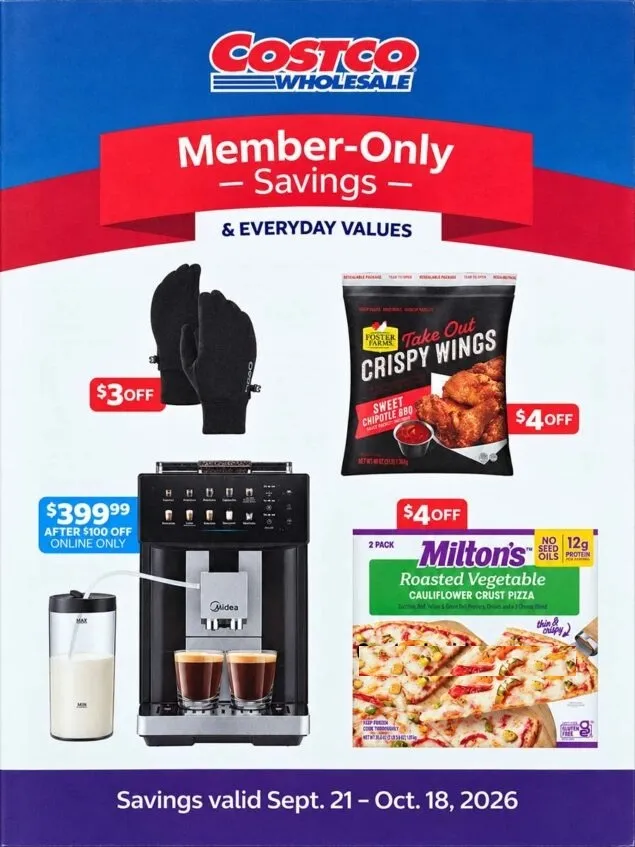 Costco Weekly Ad (Oct 19 - Nov 15, 2026) Preview - Image 1 Sept. 21 - Oct. 18
