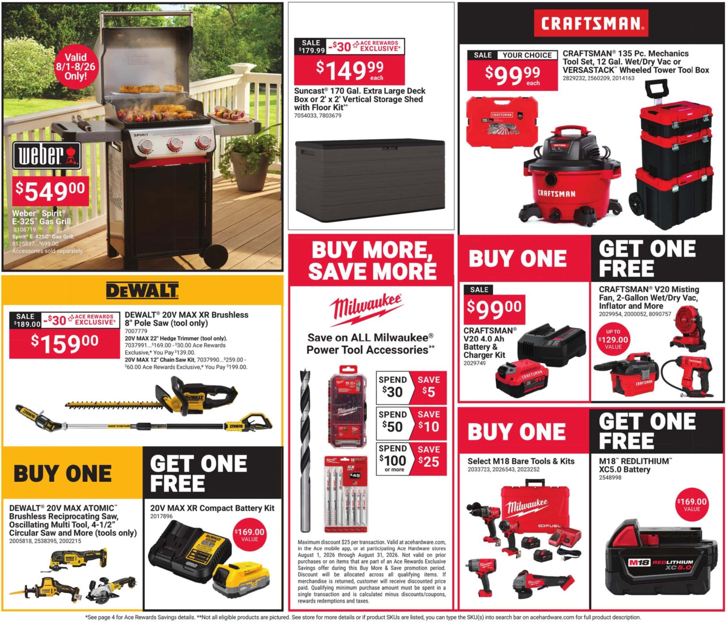 Ace Hardware Weekly Ad August 2026 - Image 1 August 2026