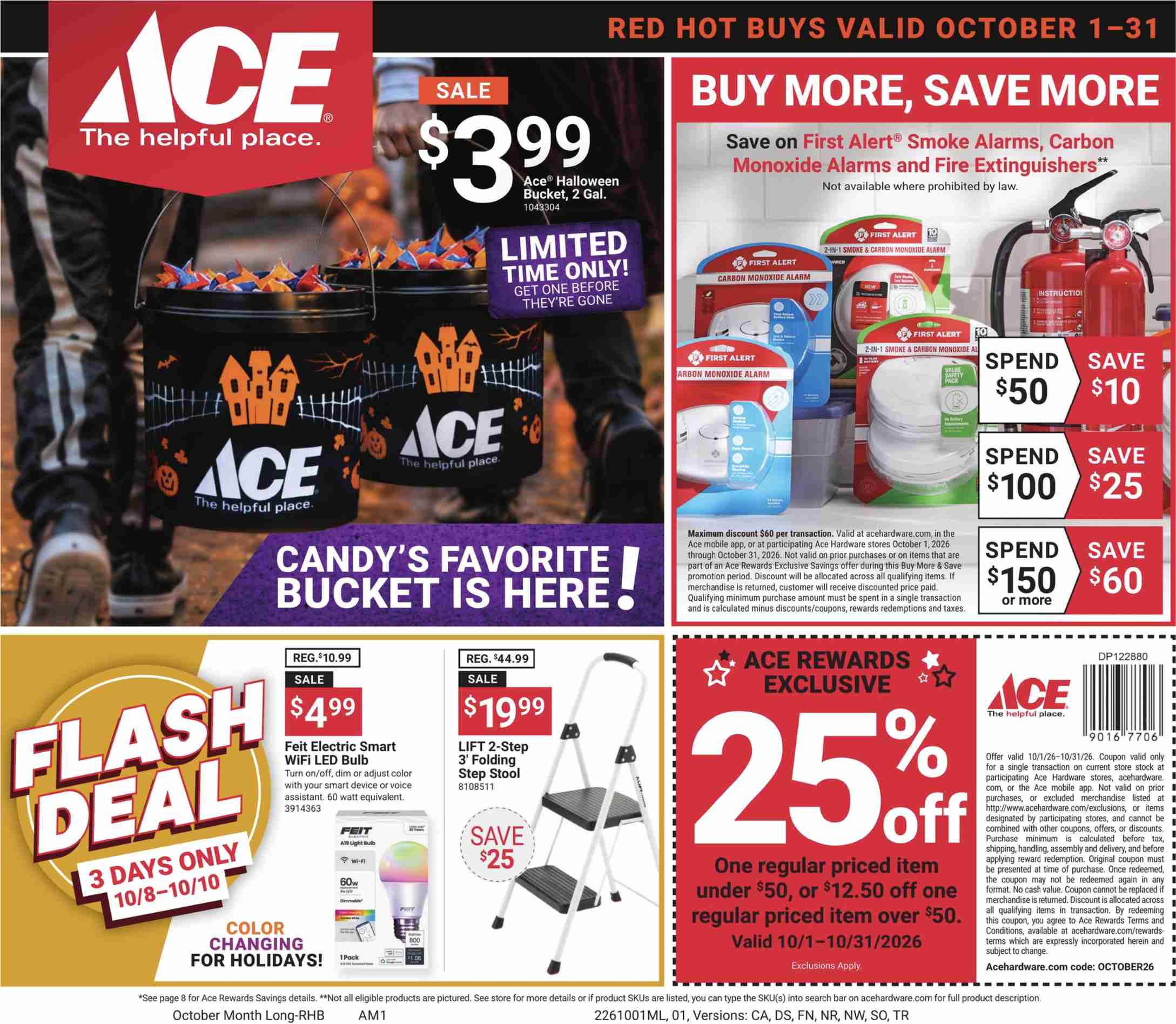 Ace Hardware Monthly Ad October 2026 - Image 1 October 1 - 31