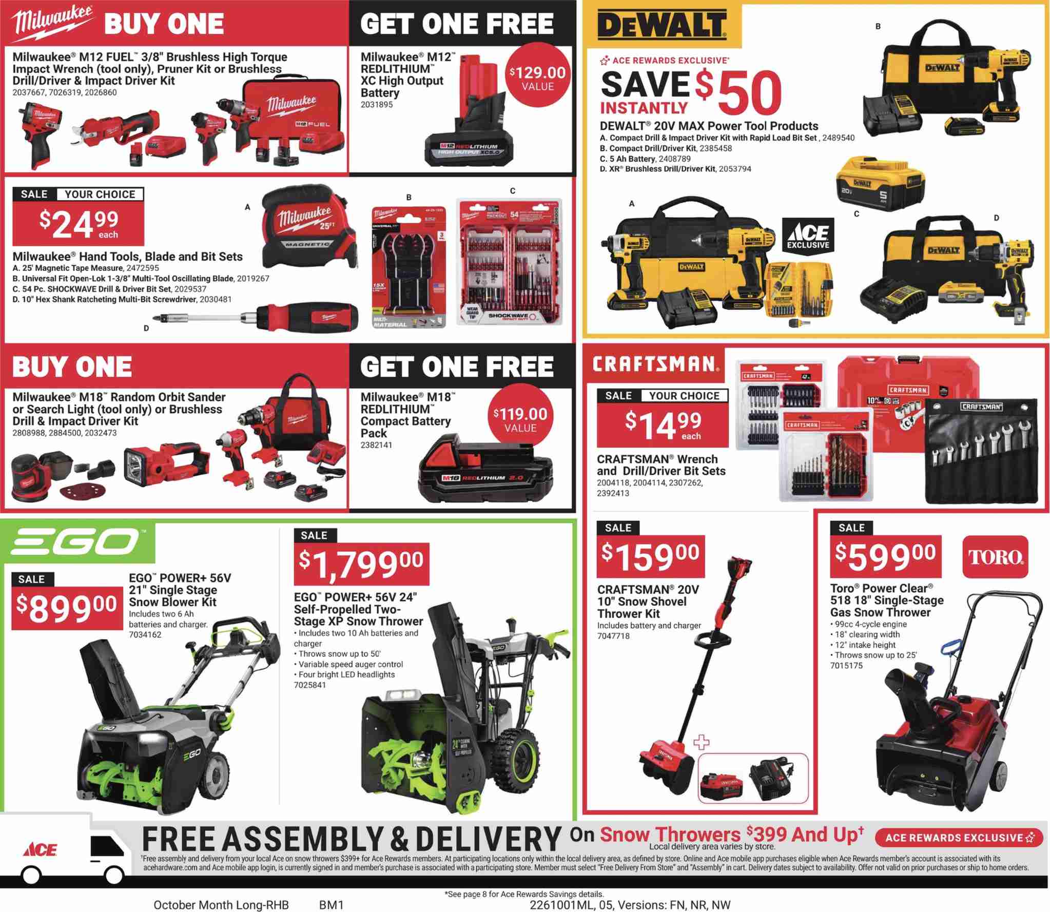 Ace Hardware Monthly Ad October 2026 - Image 1 October 1 - 31