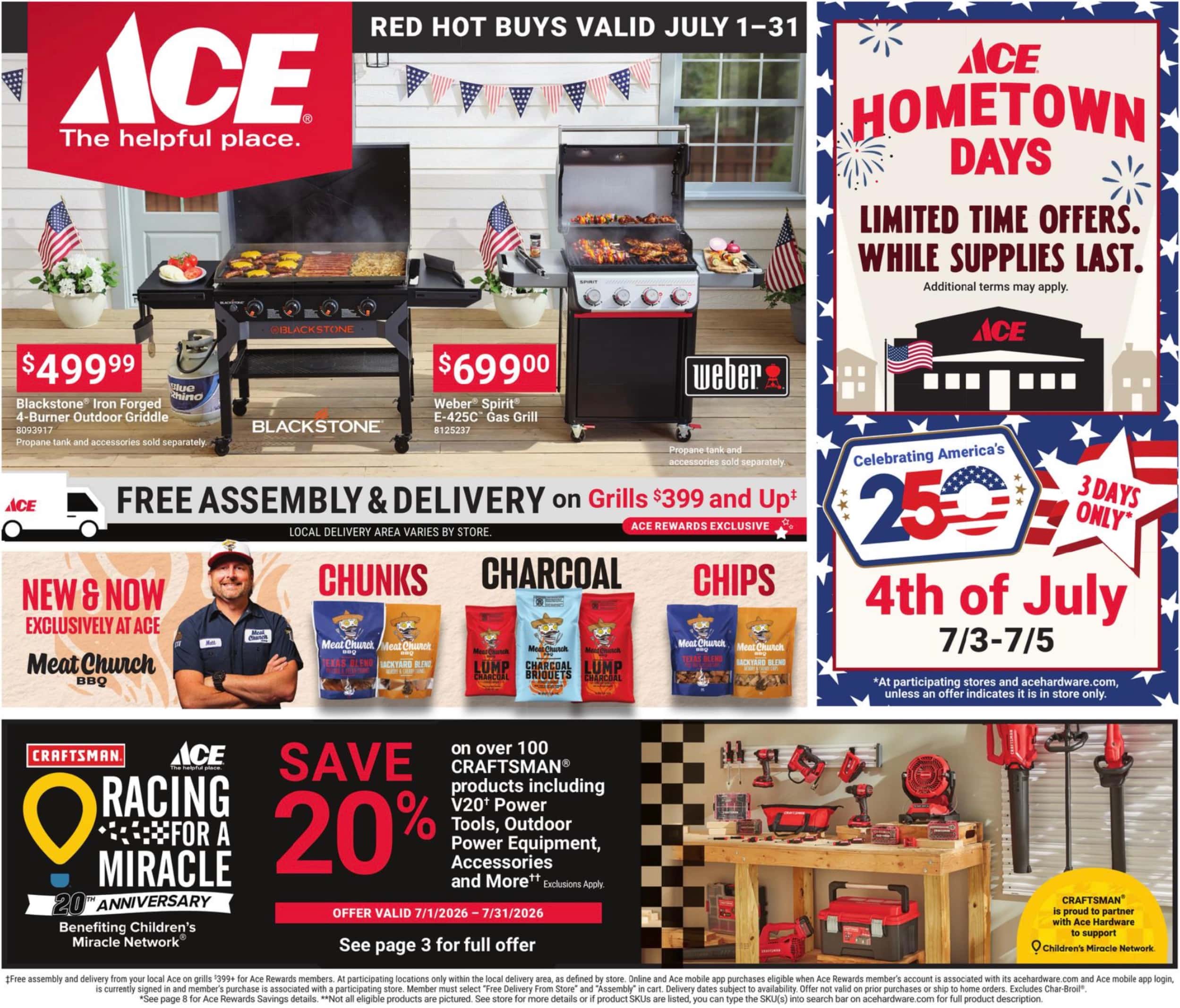 Ace Hardware Weekly Ad July 2026 - Image 1 July 2026