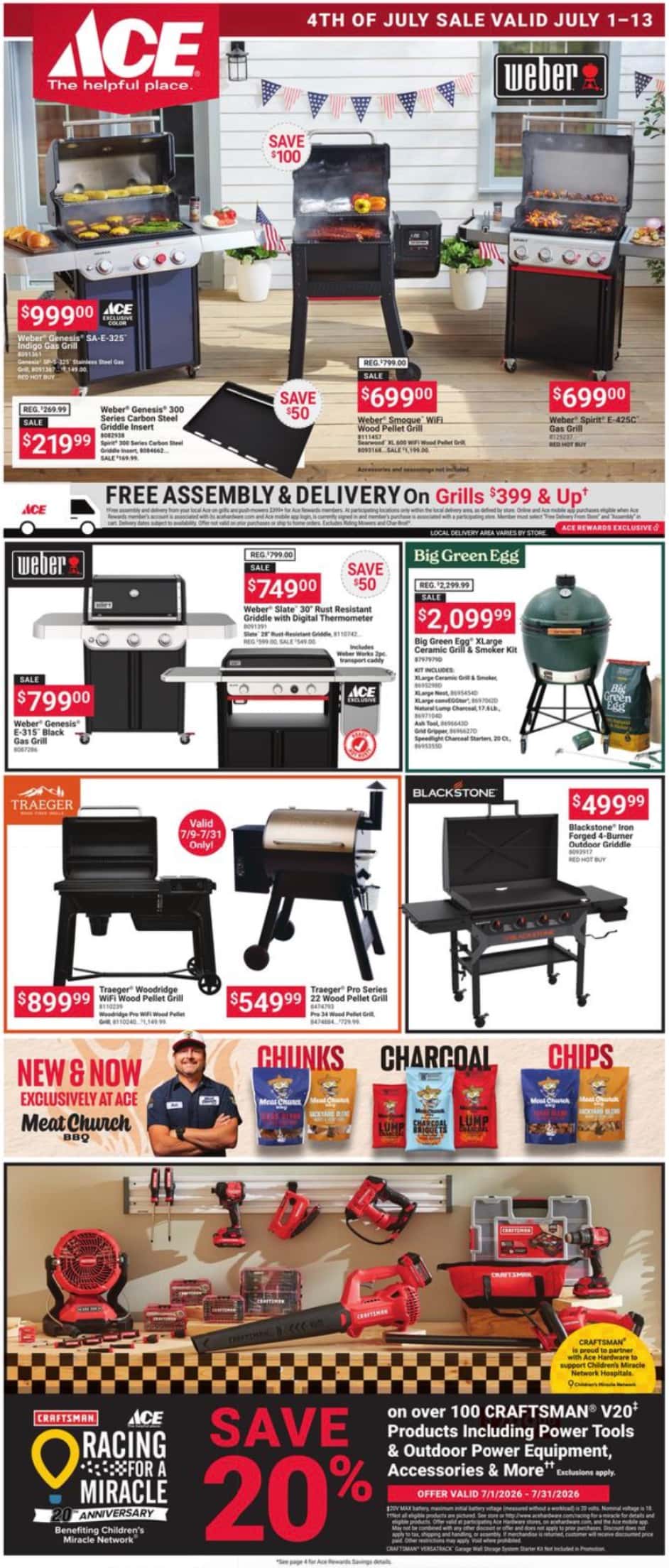 Ace Hardware Weekly Ad July 2026 - Image 1 July 1 - 13