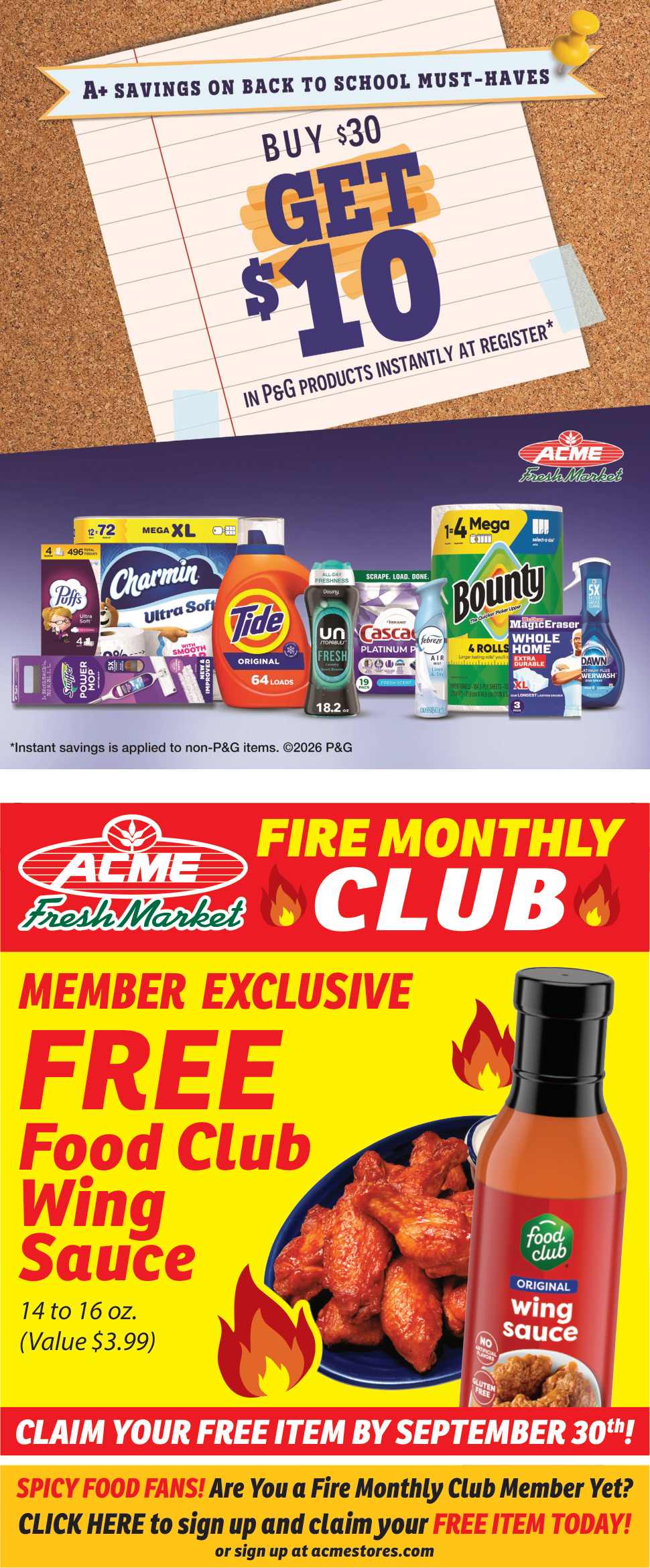 Acme Fresh Market Weekly Ad August 20 - 26, 2026 - Image 1 August 20 - 26
