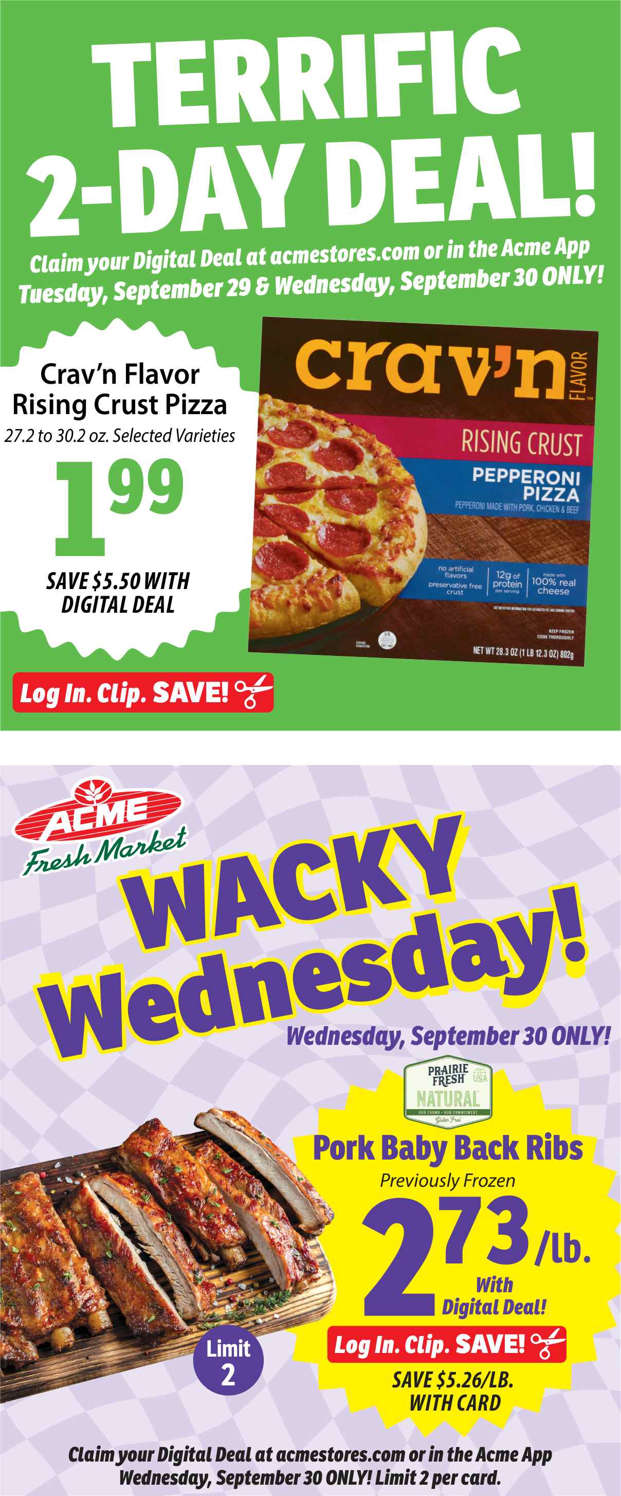 Acme Fresh Market Weekly Ad October 1 - 7, 2026 - Image 2 September 24 - 30