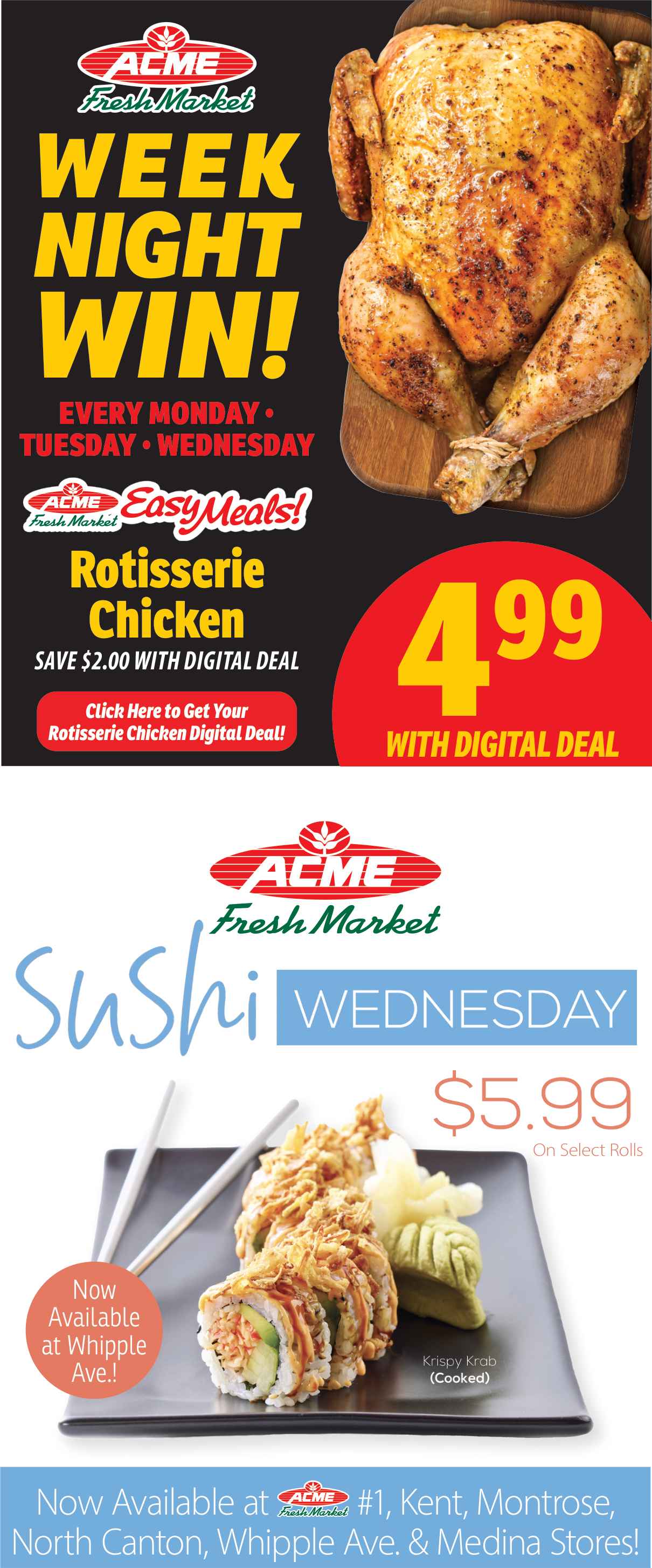 Acme Fresh Market Weekly Ad October 1 - 7, 2026 - Image 1 September 24 - 30
