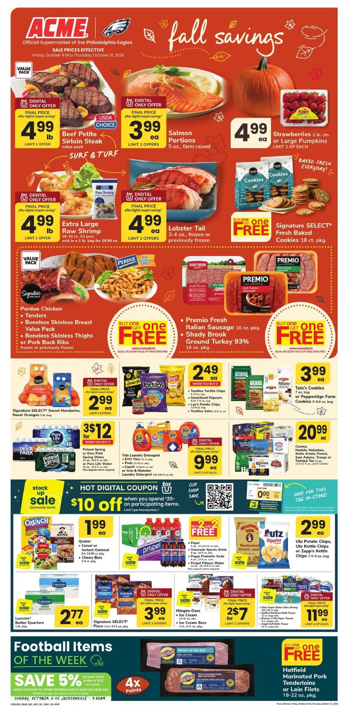 Acme Weekly Ad (October 9 - 15, 2026) Early Preview - Image 1 Oct 9 - 15