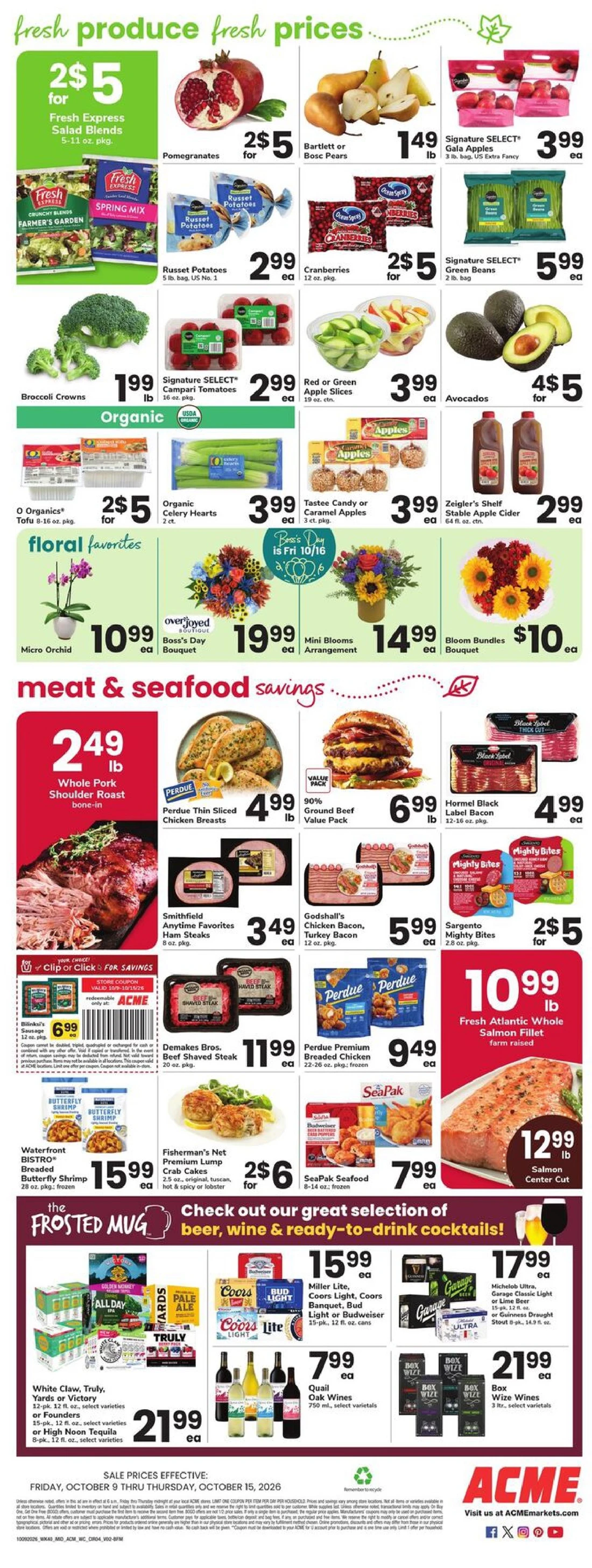 Acme Weekly Ad (October 9 - 15, 2026) Early Preview - Image 2 Oct 9 - 15
