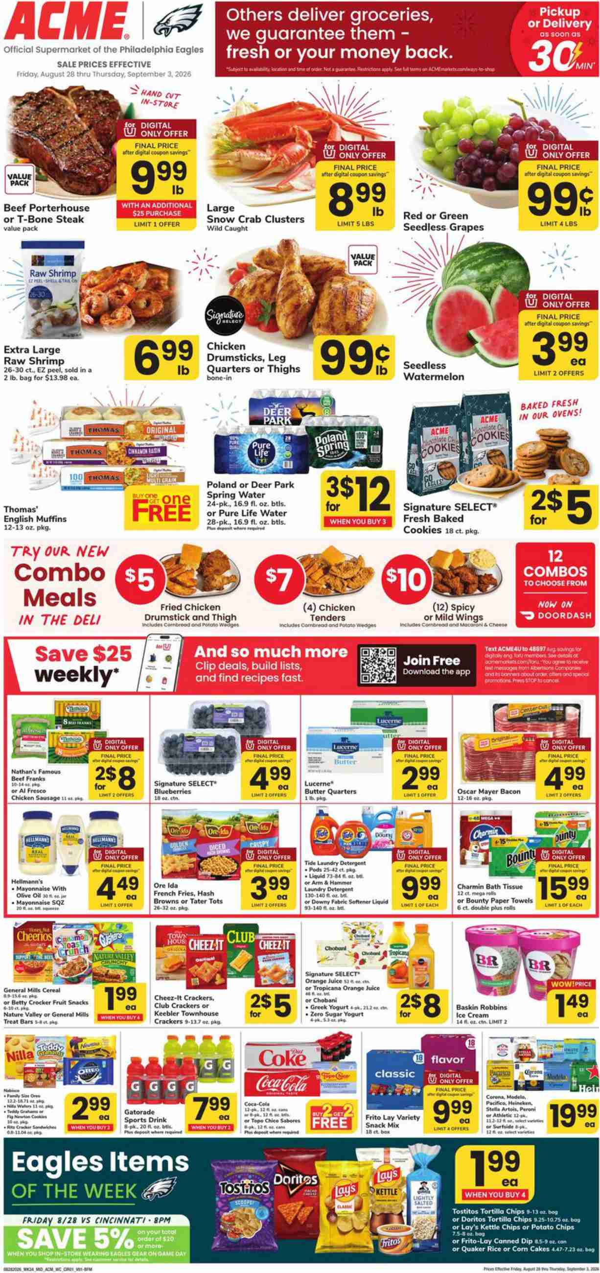 Acme Weekly Ad August 28 - September 3, 2026 - Image 1 August 28 - September 3