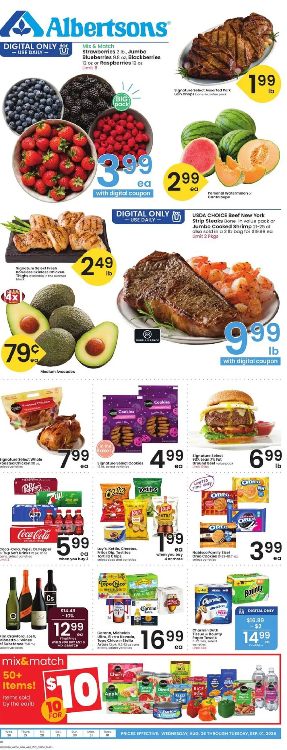 Albertsons Weekly Ad August 26 - September 1, 2026 - Image 1 August 26 - September 1
