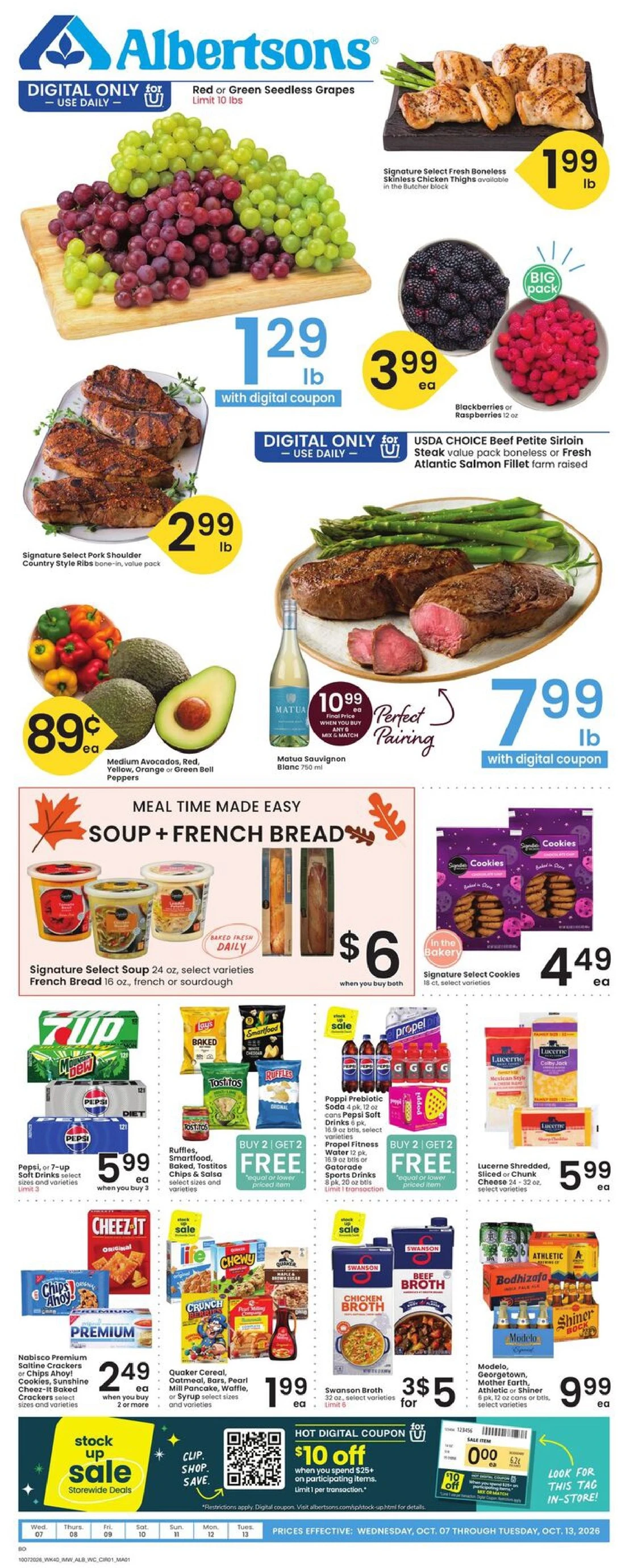 Albertsons Weekly Ad (October 14 - 20, 2026) Preview - Image 1 Oct 7 - 13