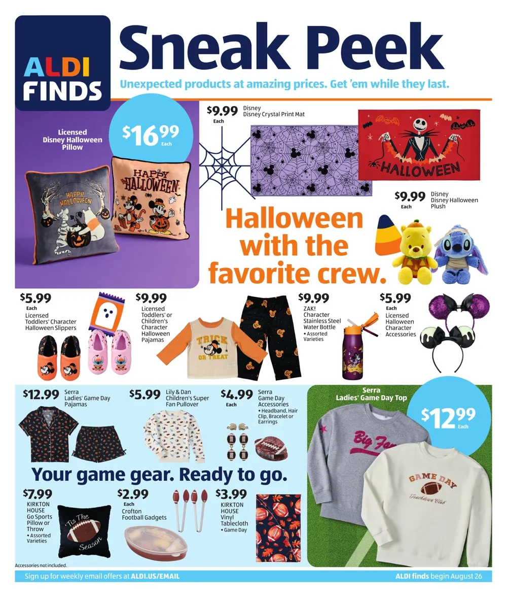 Aldi Weekly Ad September 2 - 9, 2026 - Image 1 August 26 - September 1