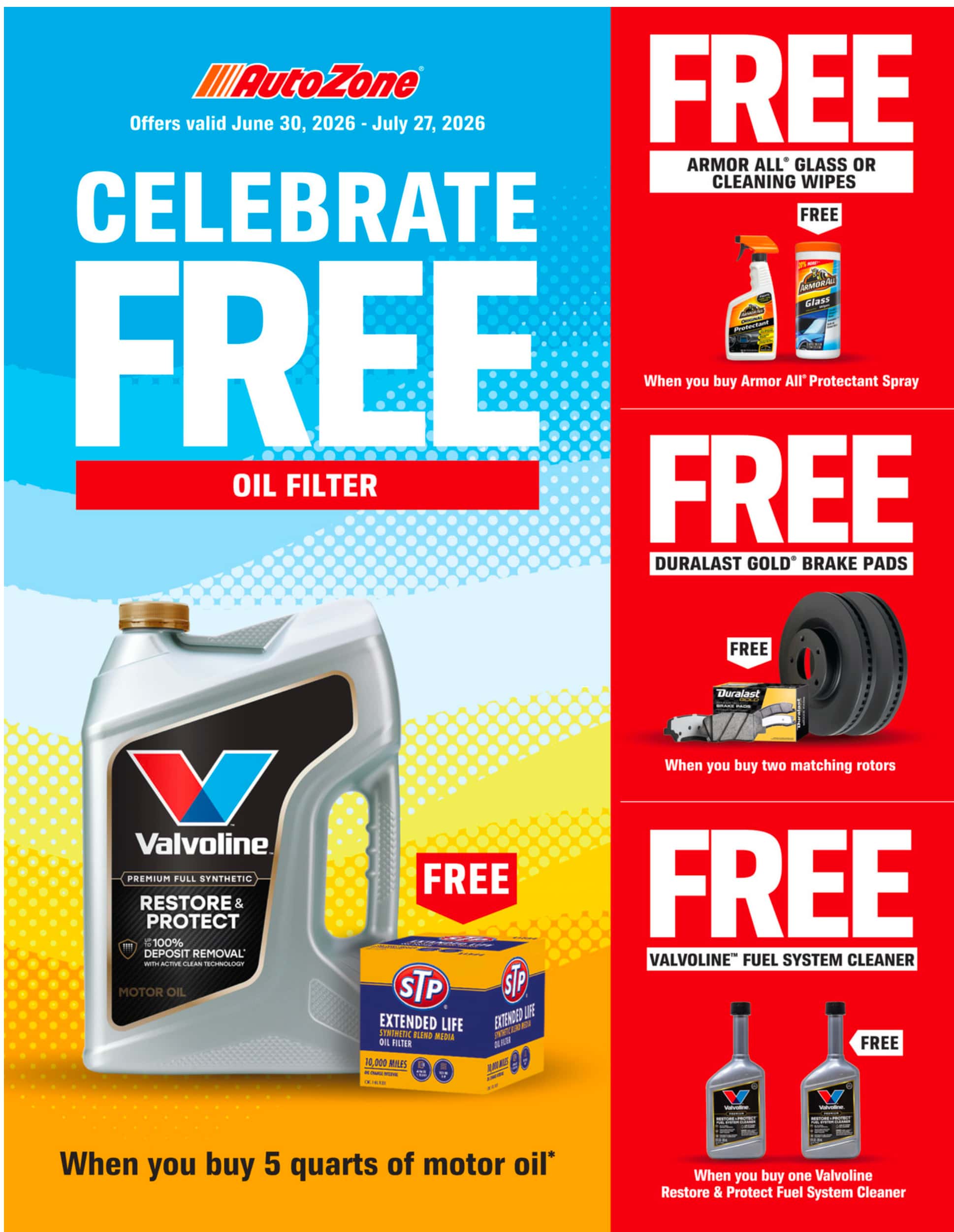 Autozone Weekly Ad July 2026 - Image 1 July 2026