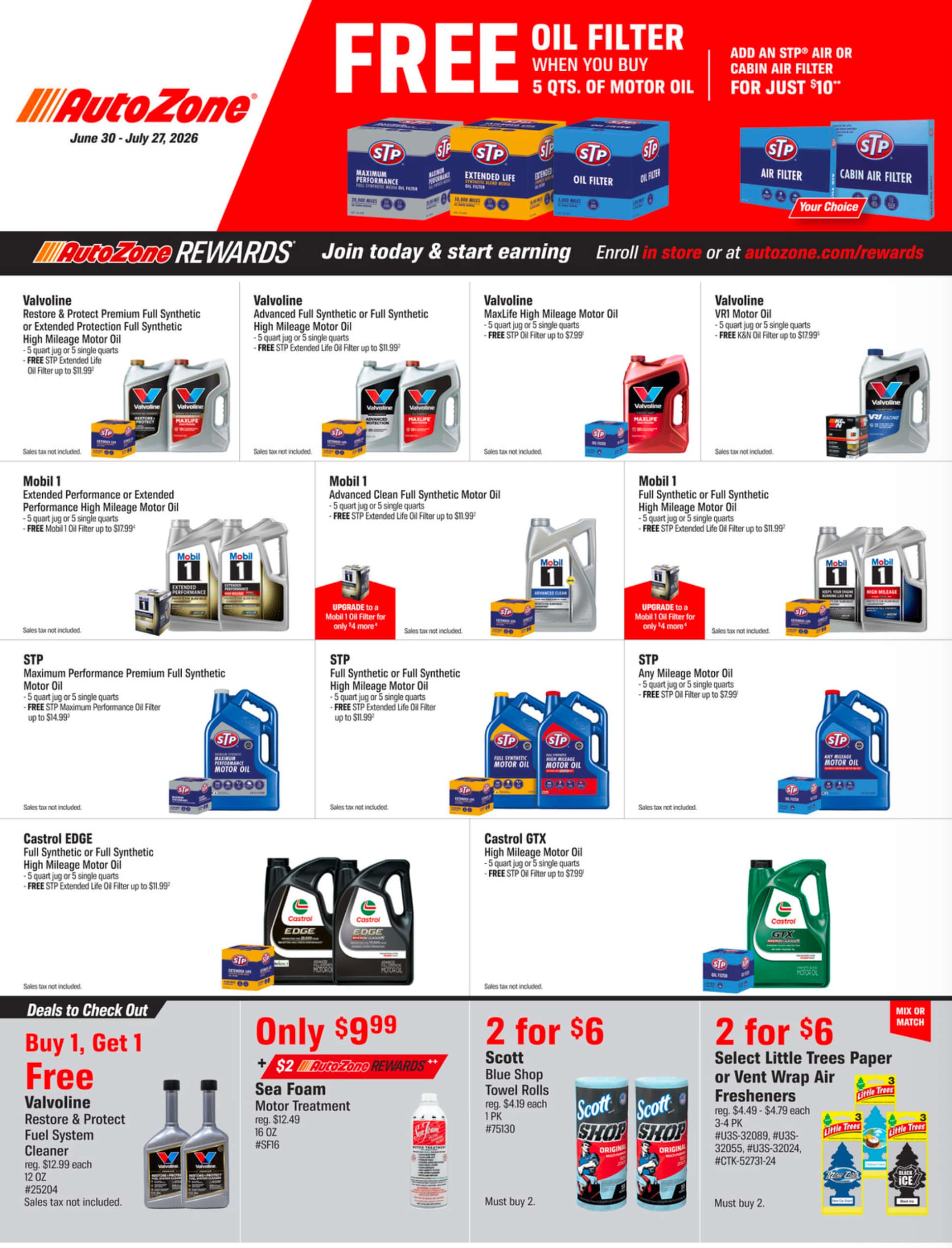 Autozone Weekly Ad July 2026 - Image 2 July 2026