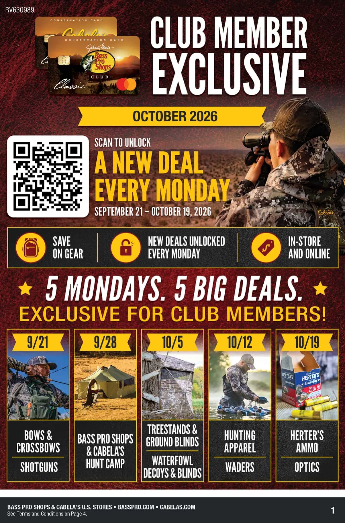 Bass Pro Shops Ad October 1 - 28, 2026 - Image 1 October 1 - 28