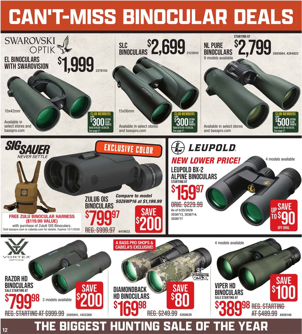 Bass Pro Shops Ad September 2026 - Image 2 August 6 - 26