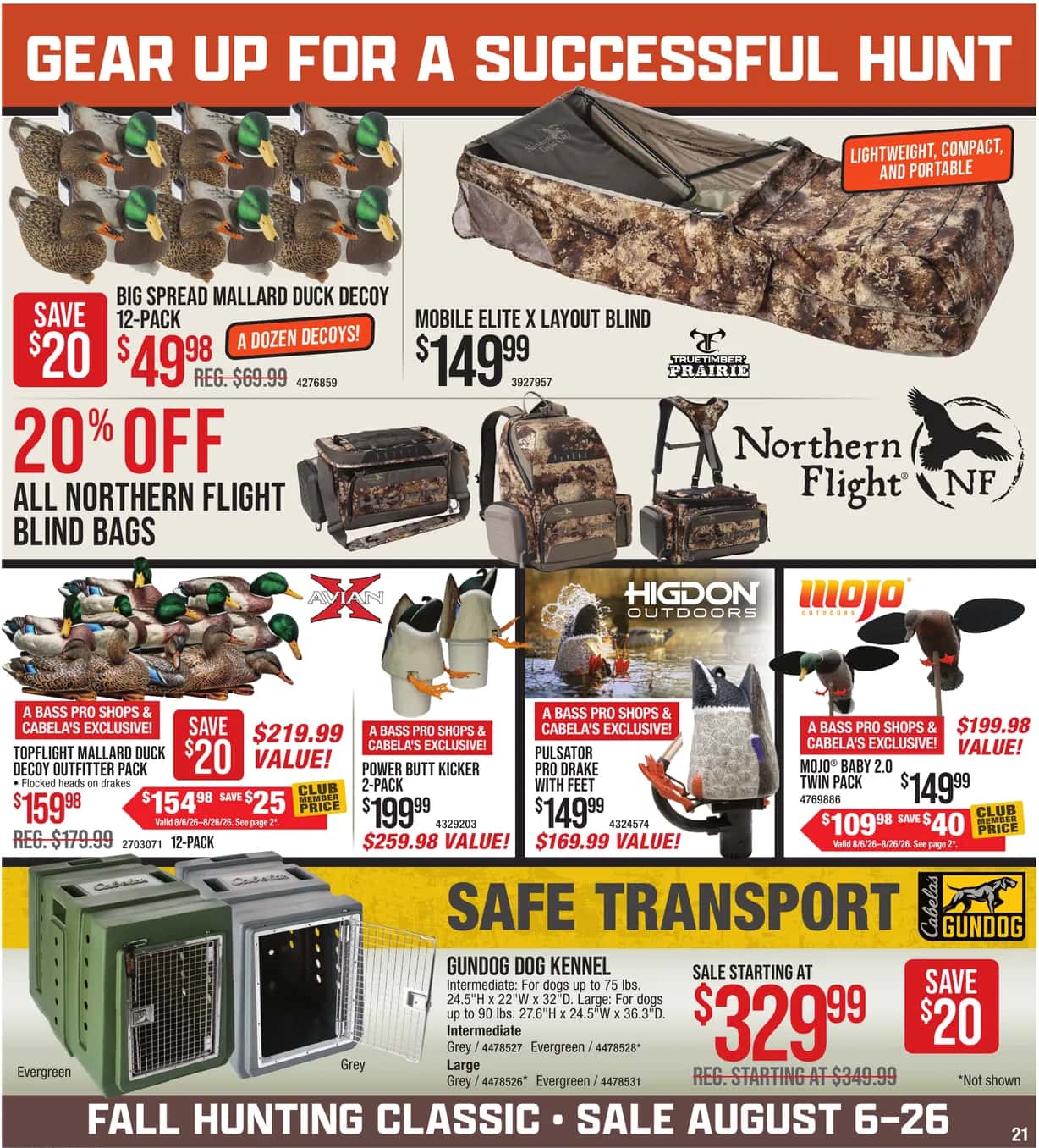 Bass Pro Shops Ad September 2026 - Image 1 August 6 - 26