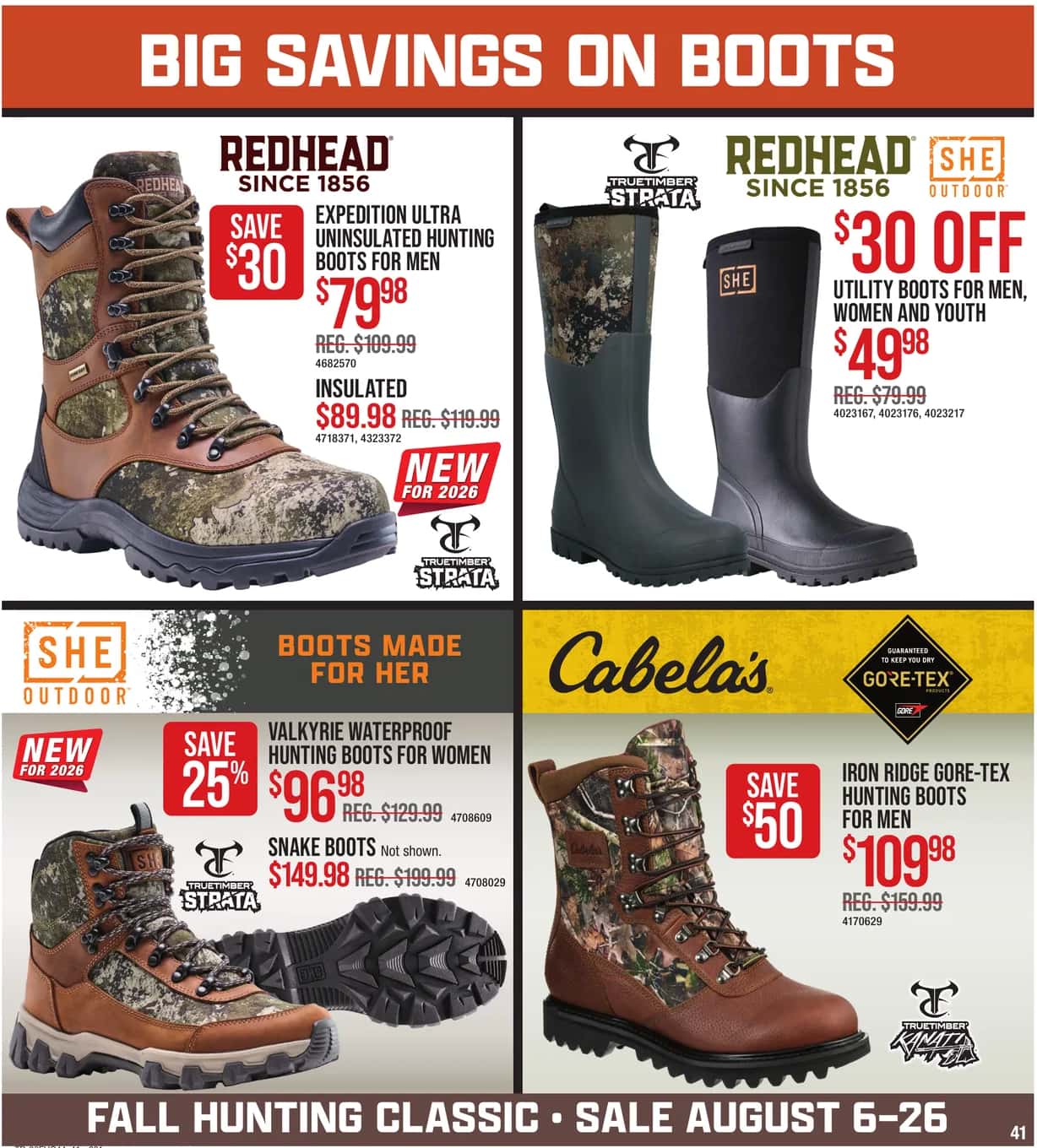 Bass Pro Shops Ad September 2026 - Image 1 August 6 - 26
