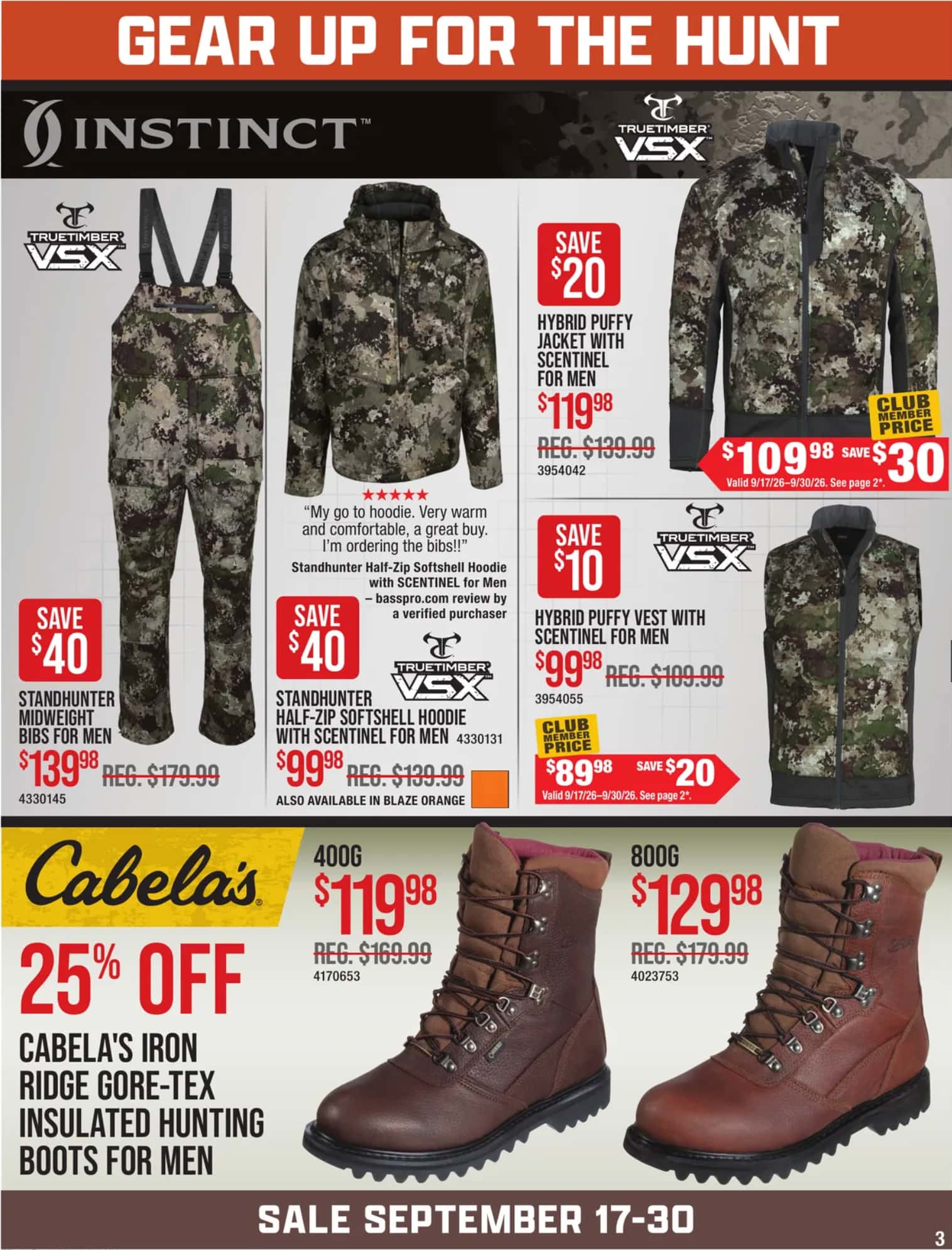 Bass Pro Shops Ad October 1 - 28, 2026 - Image 1 September 17 - 30