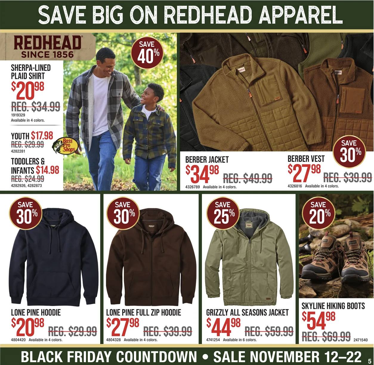 Bass Pro Shops Black Friday Deals Ad 2026 - Image 1 Nov 11 - 22 (Early Black Friday)