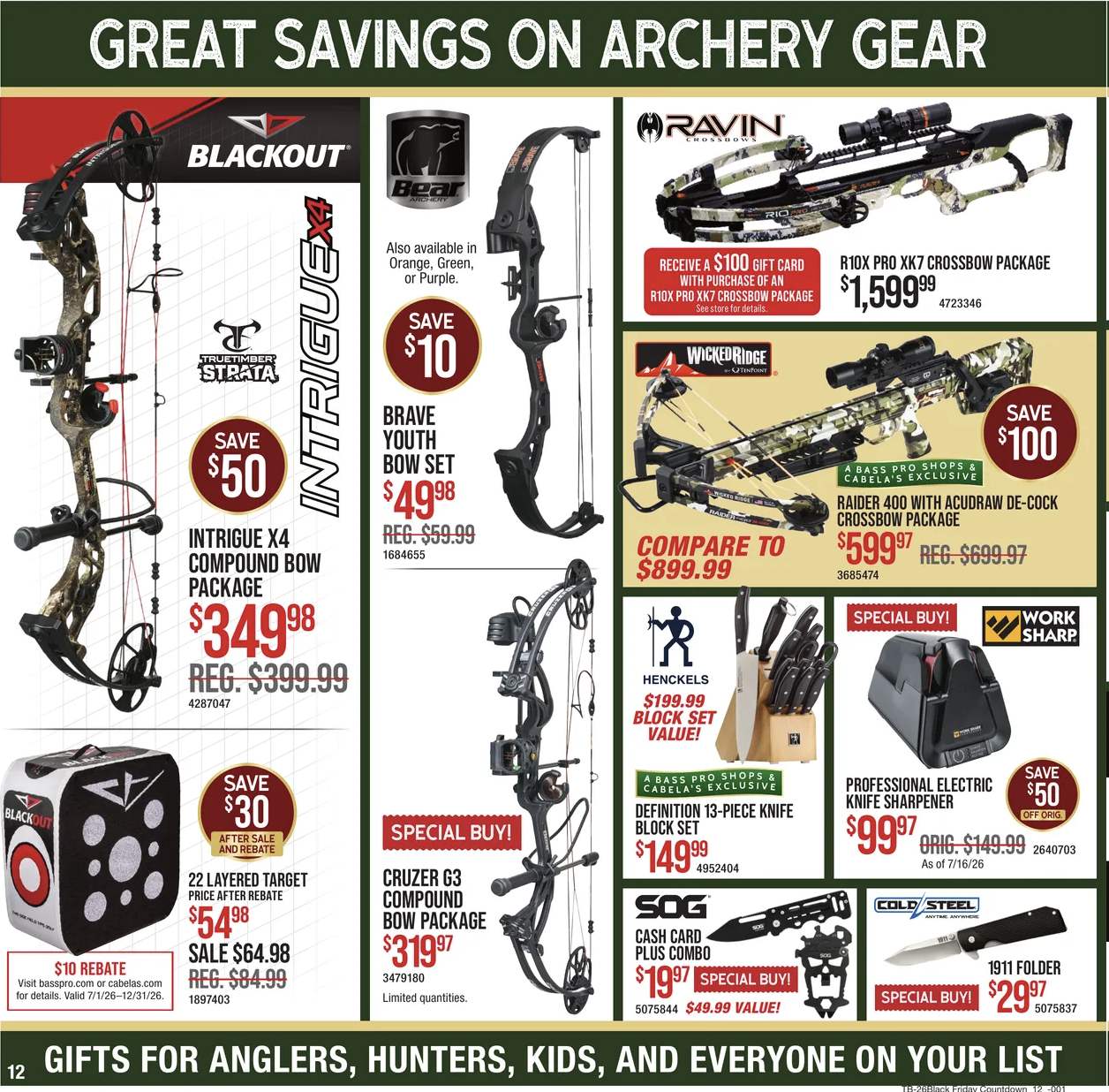 Bass Pro Shops Black Friday Deals Ad 2026 - Image 2 Nov 11 - 22 (Early Black Friday)