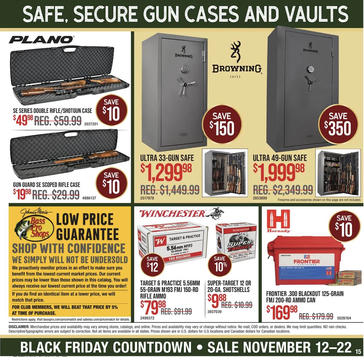 Bass Pro Shops Black Friday Deals Ad 2026 - Image 1 Nov 11 - 22 (Early Black Friday)