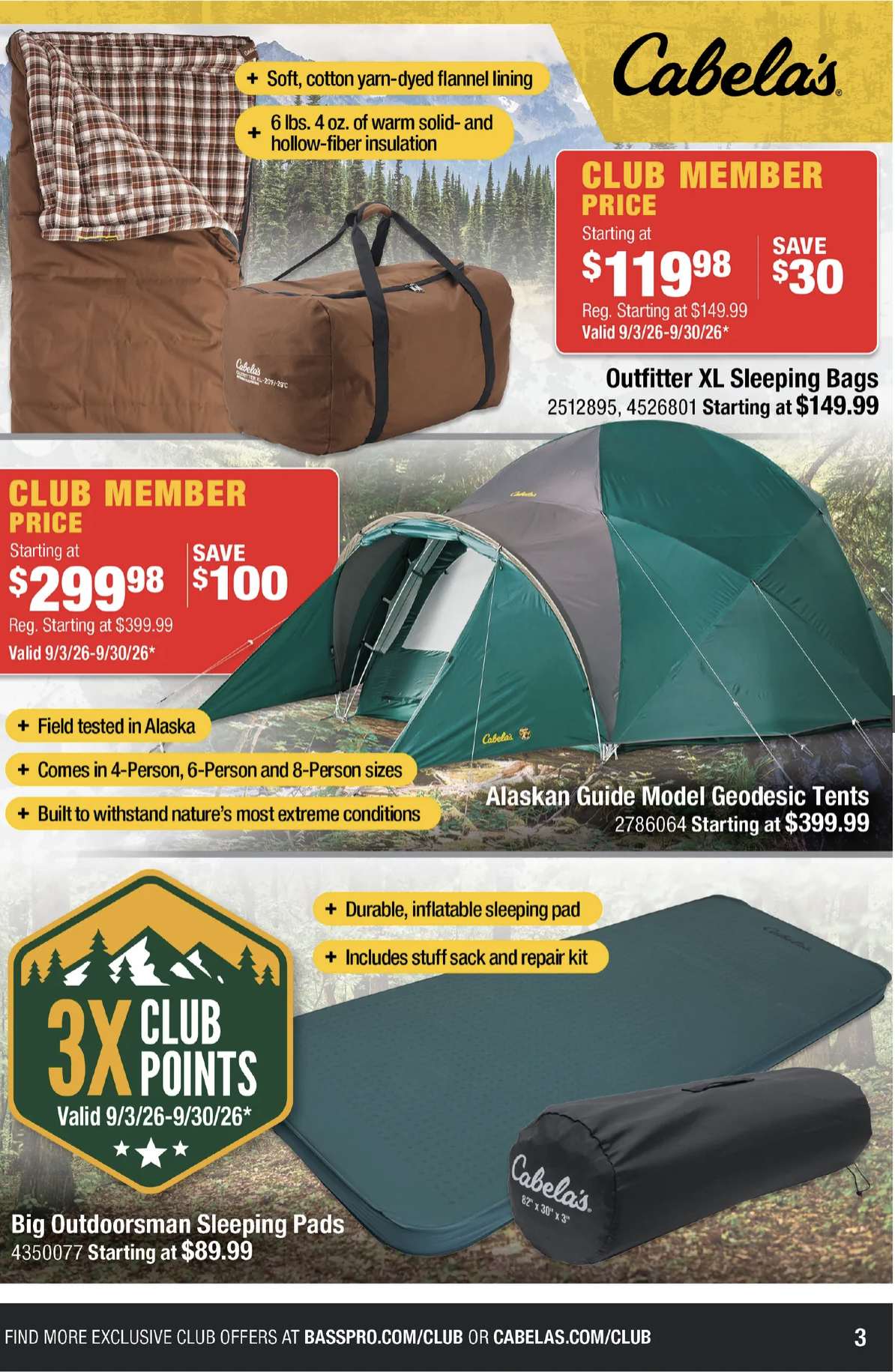 September 3 - 30