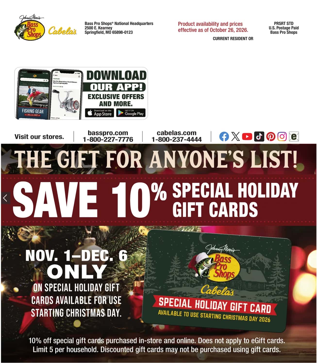 Bass Pro Shops Christmas Deals Ad 2026 - Image 4 Oct 26 - Dec 24